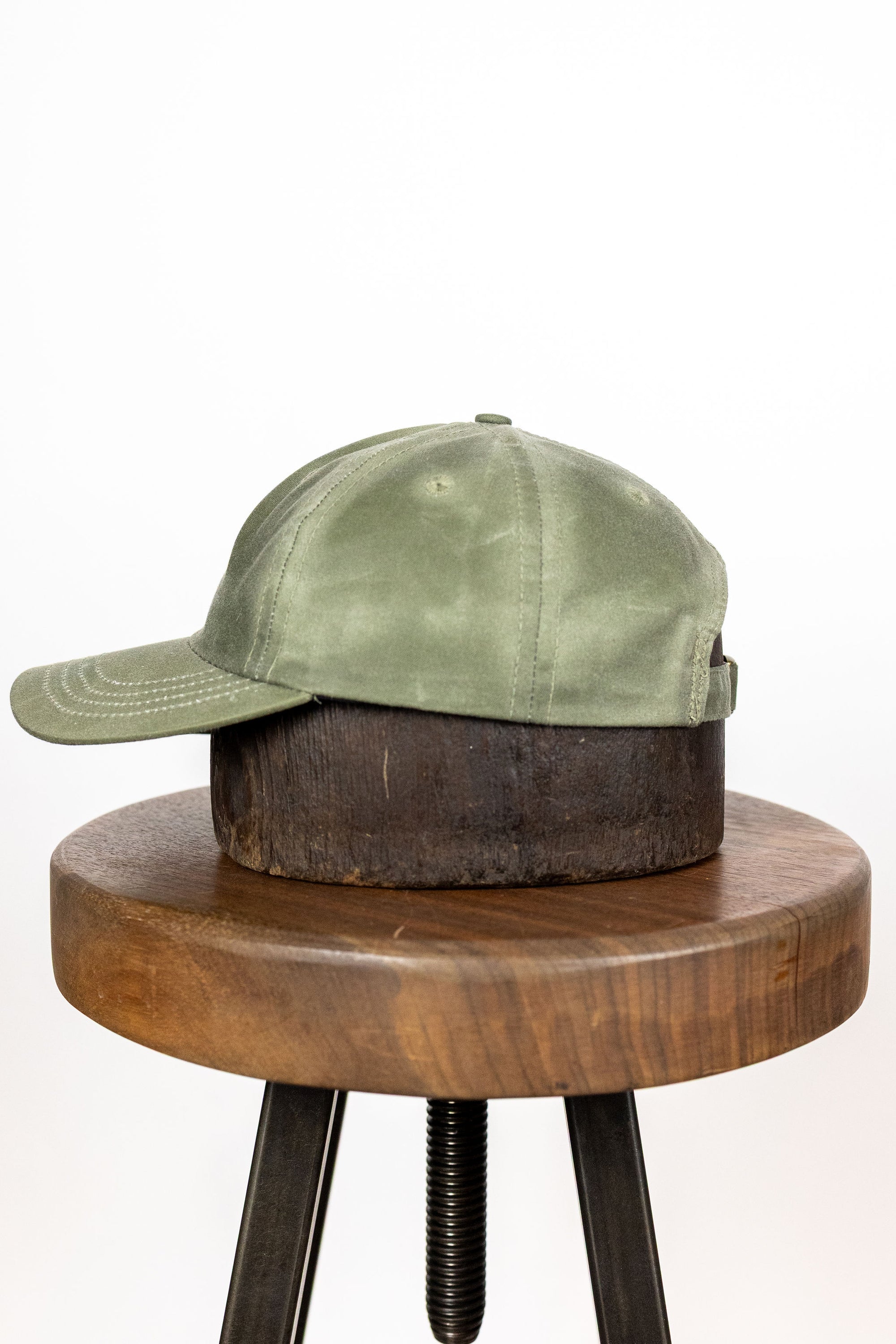 Dehen 1920 Waxed Baseball Hat - Light Moss