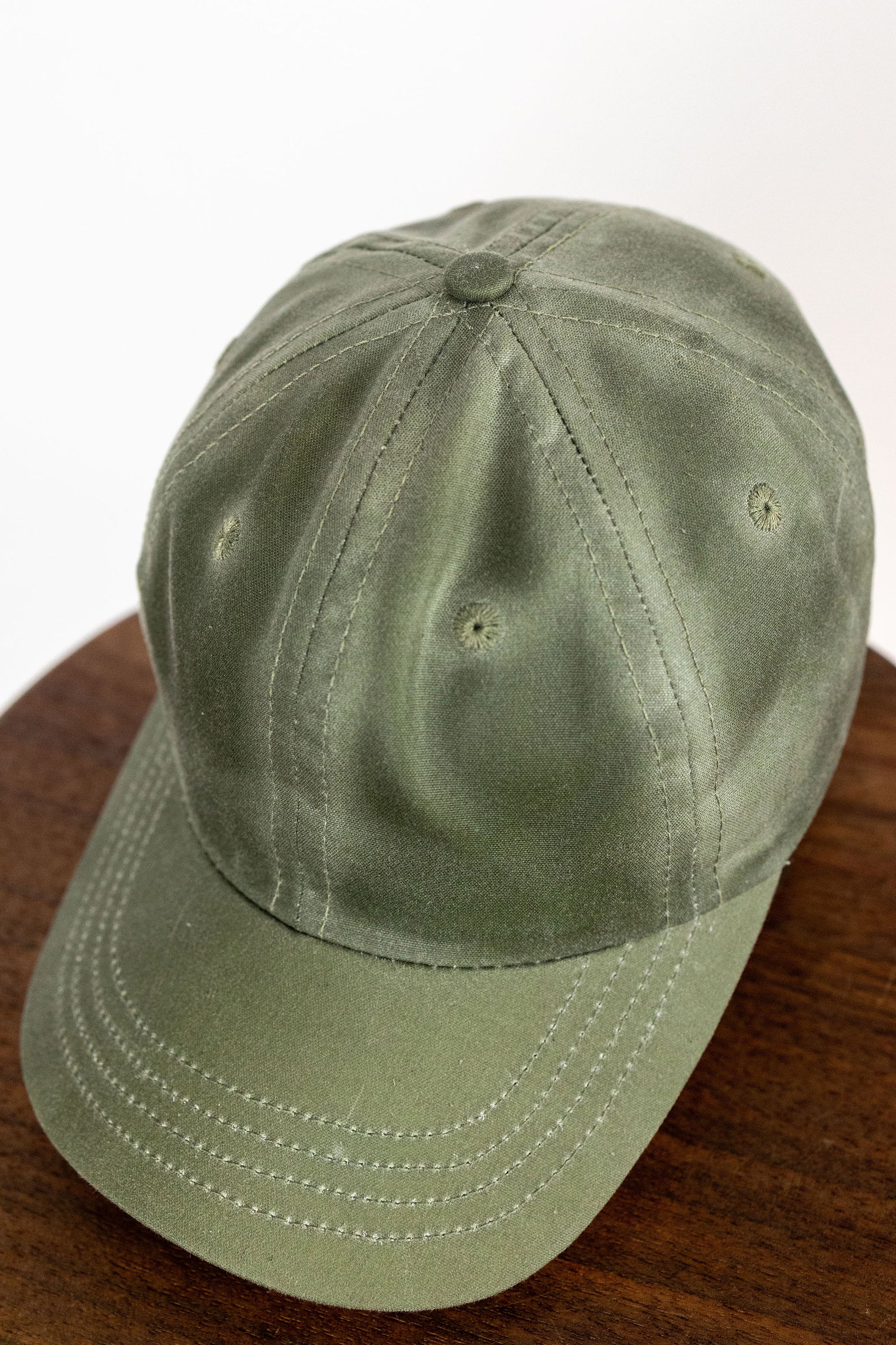 Dehen 1920 Waxed Baseball Hat - Light Moss