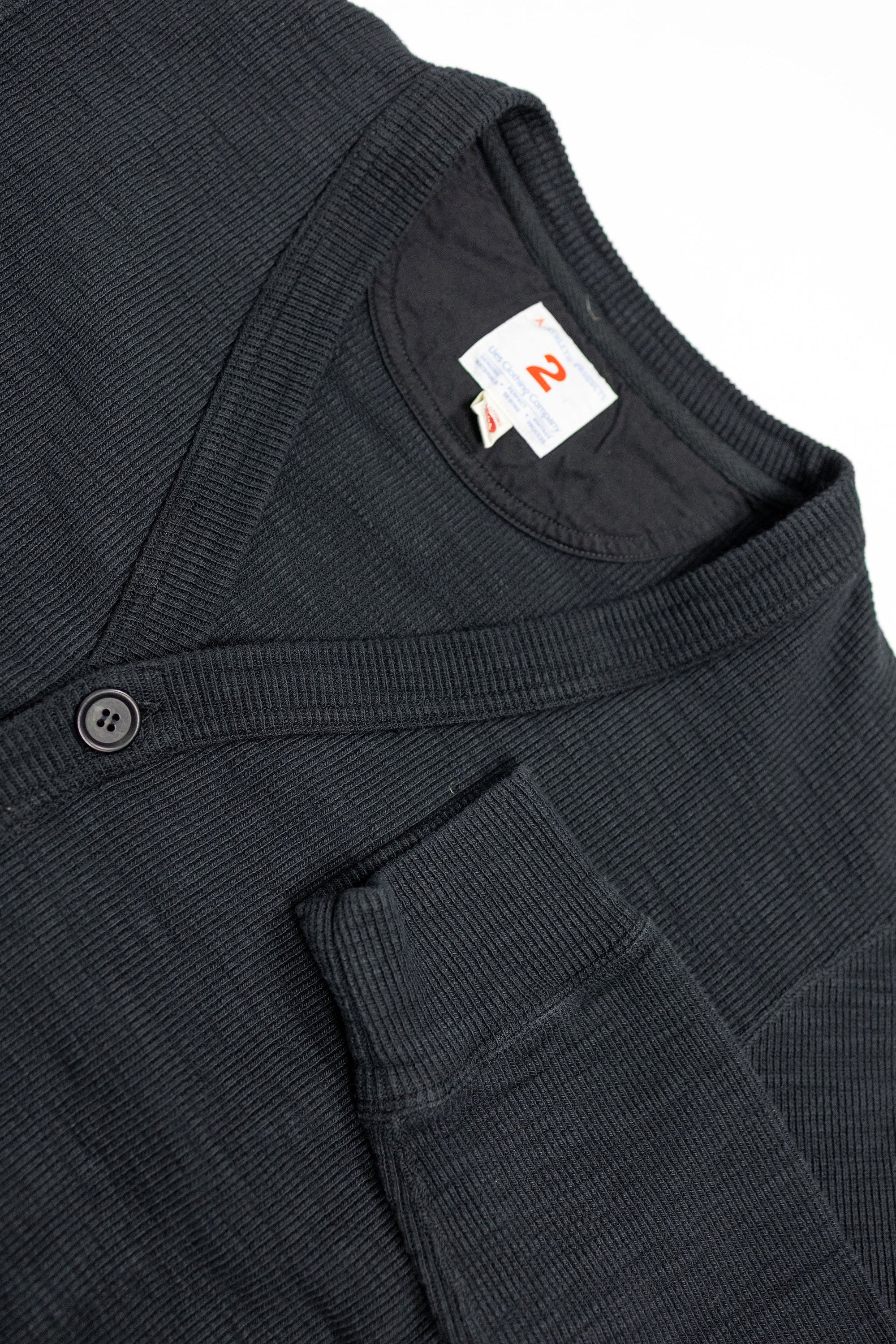 UES 772301 Single Rib Cardigan - Black