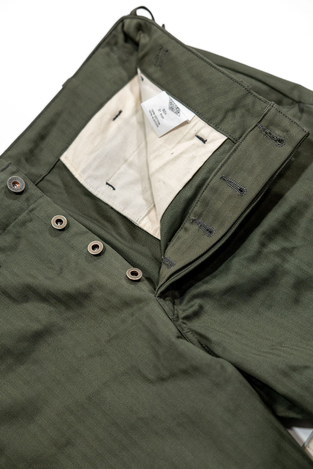 Stevenson Overall Co. Side-Out - Olive Drab Military HBT