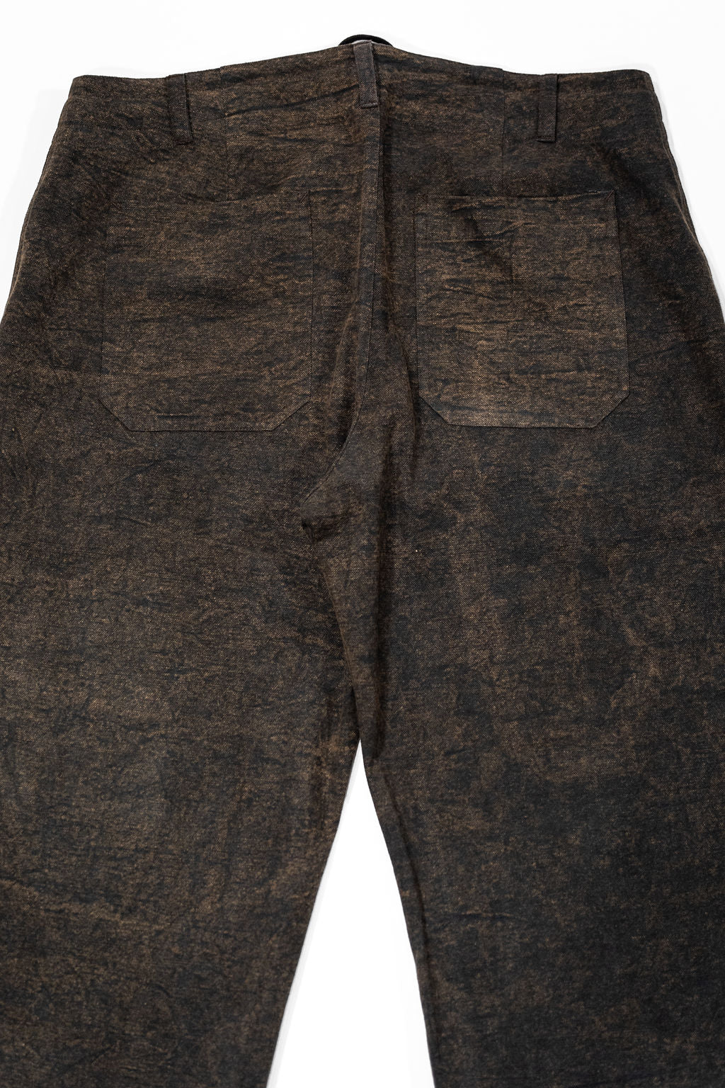 Indi + Ash Raka Pant - Iron Organic Cotton Millwoven Stone Enzyme Canvas