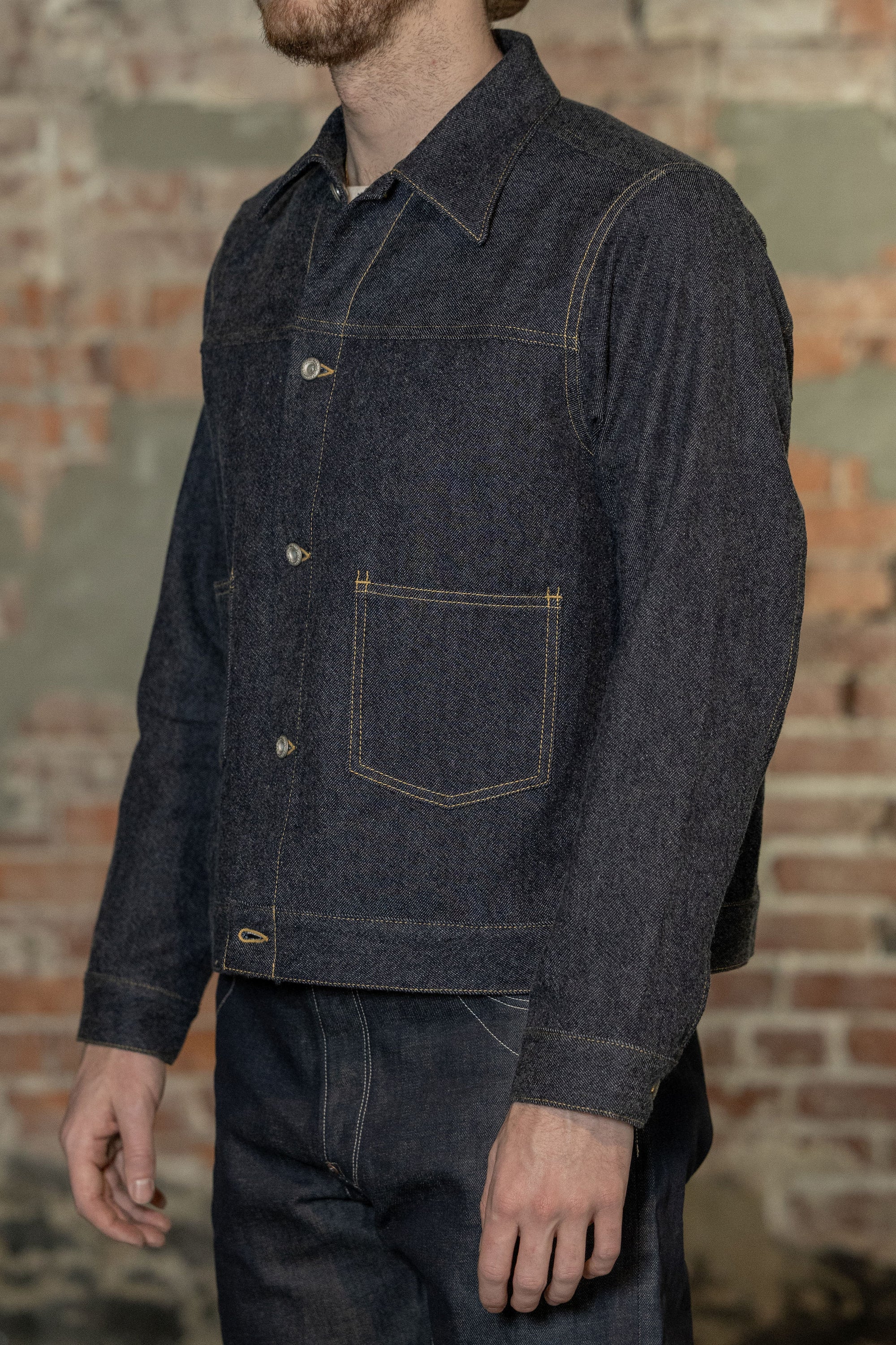 Seuvas C/W Denim Trucker Jacket - Indigo