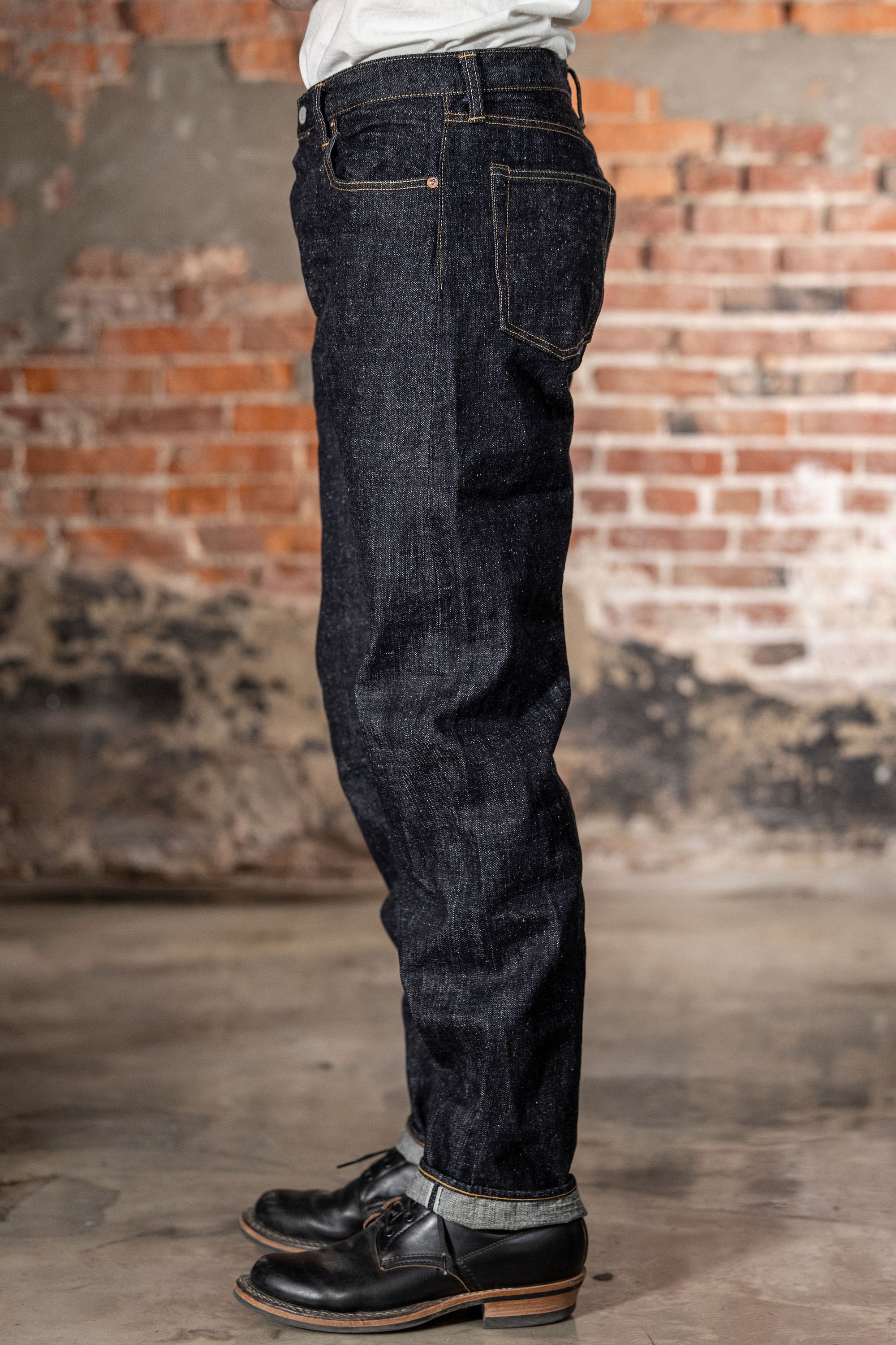 Omoto Denim 0611 15.5oz Nep Denim Relaxed Fit - Indigo One-Washed