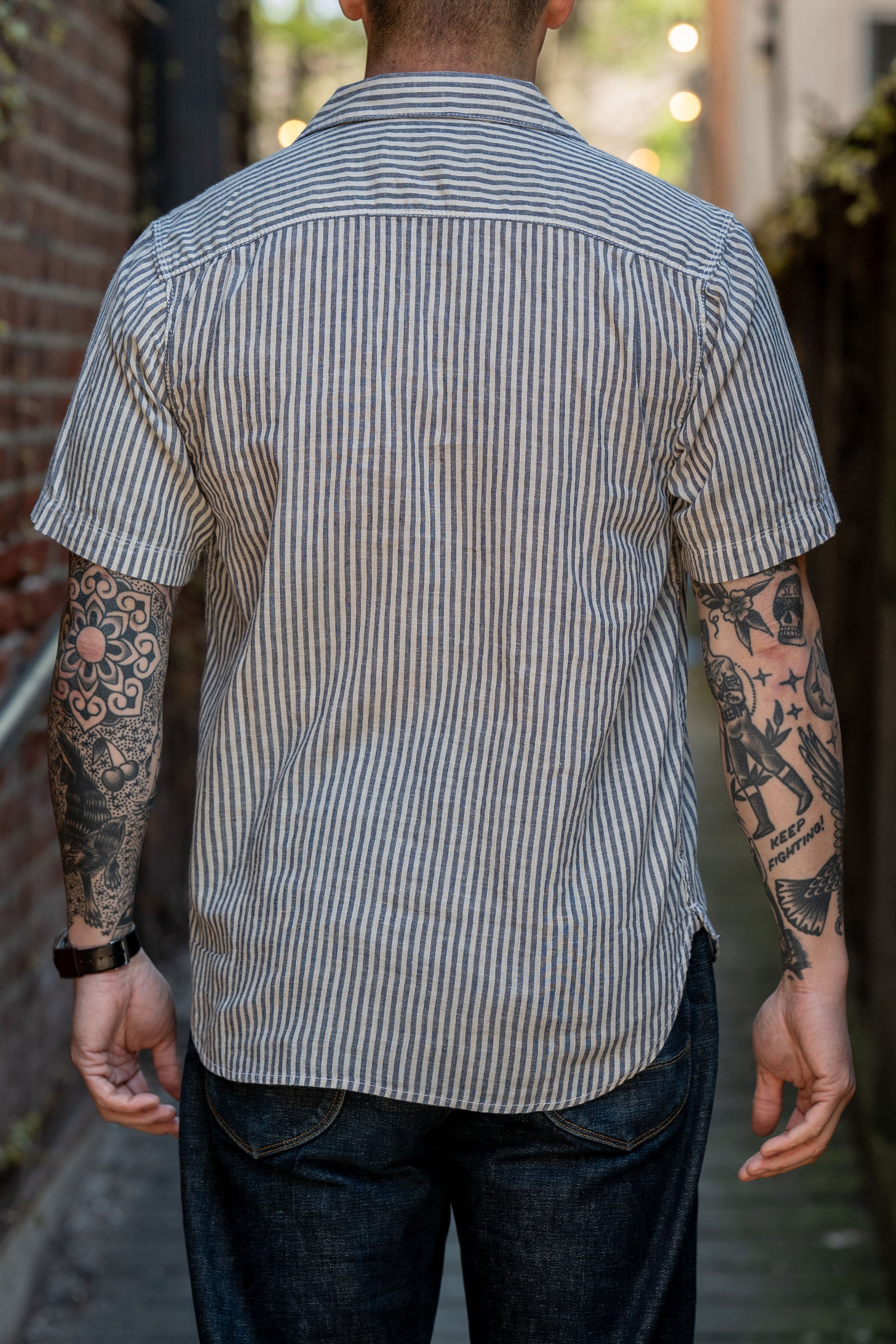 Freenote Cloth Dayton - Blue Stripe
