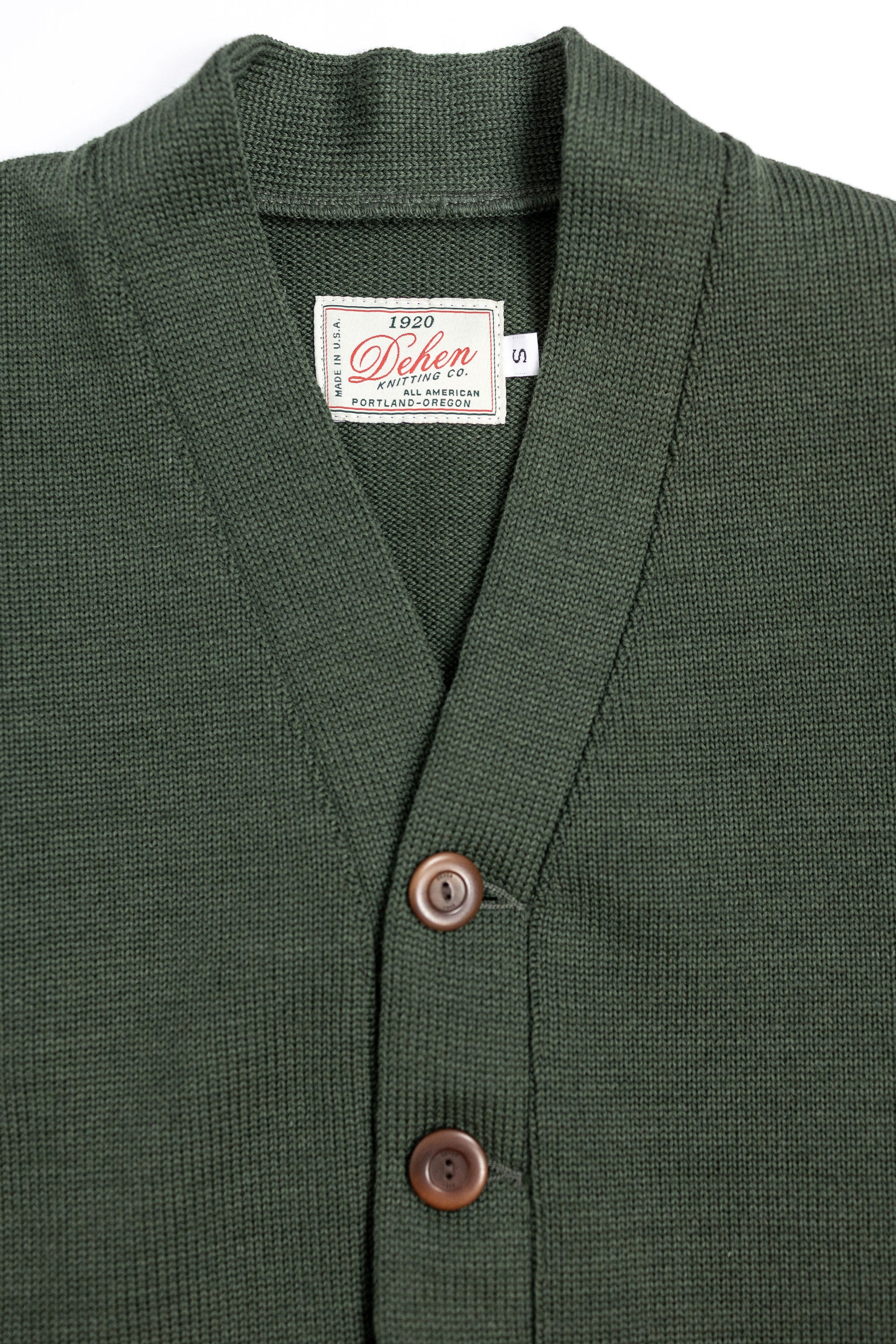 Dehen 1920 Classic Cardigan - Spruce