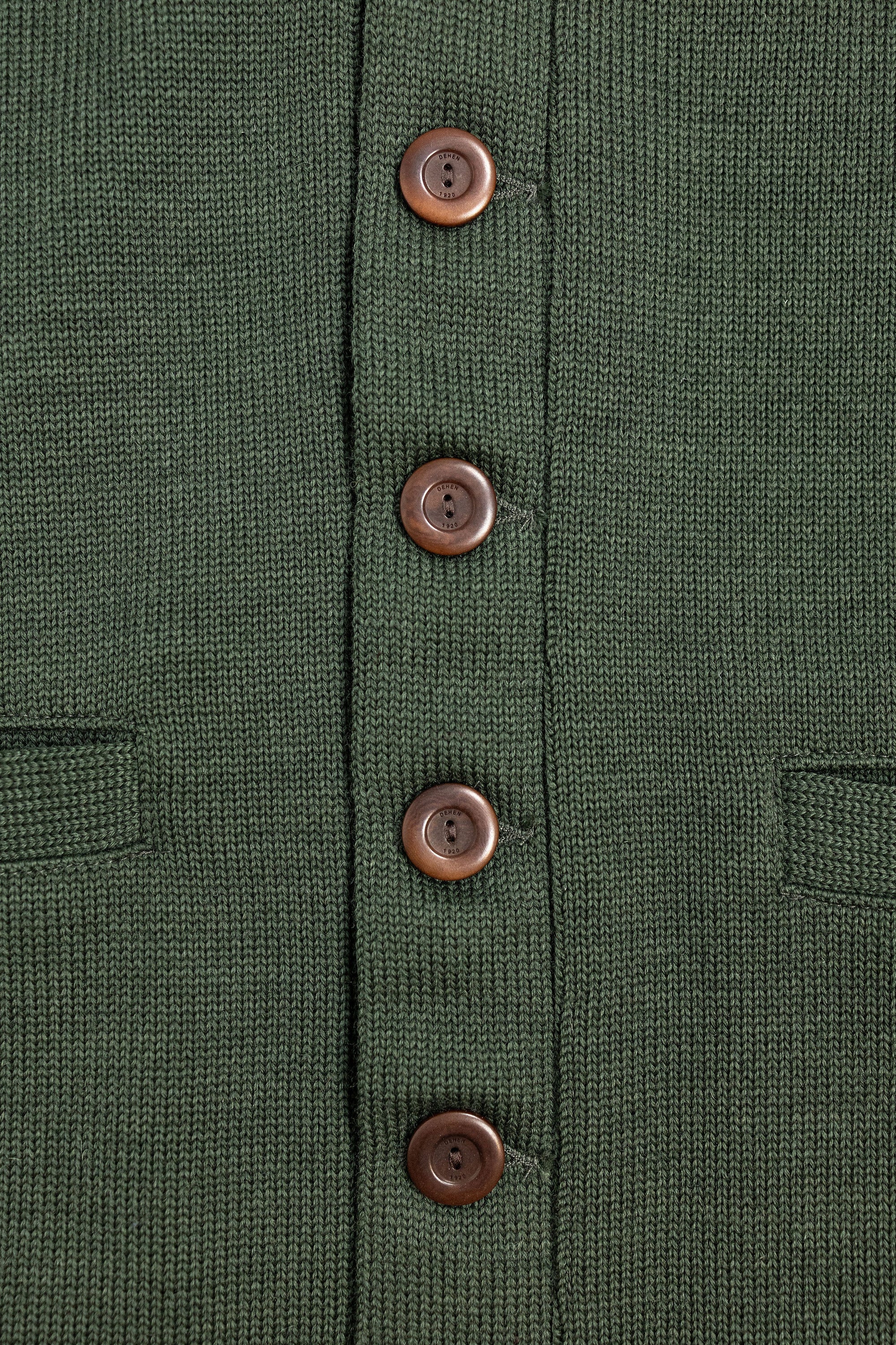 Dehen 1920 Classic Cardigan - Spruce