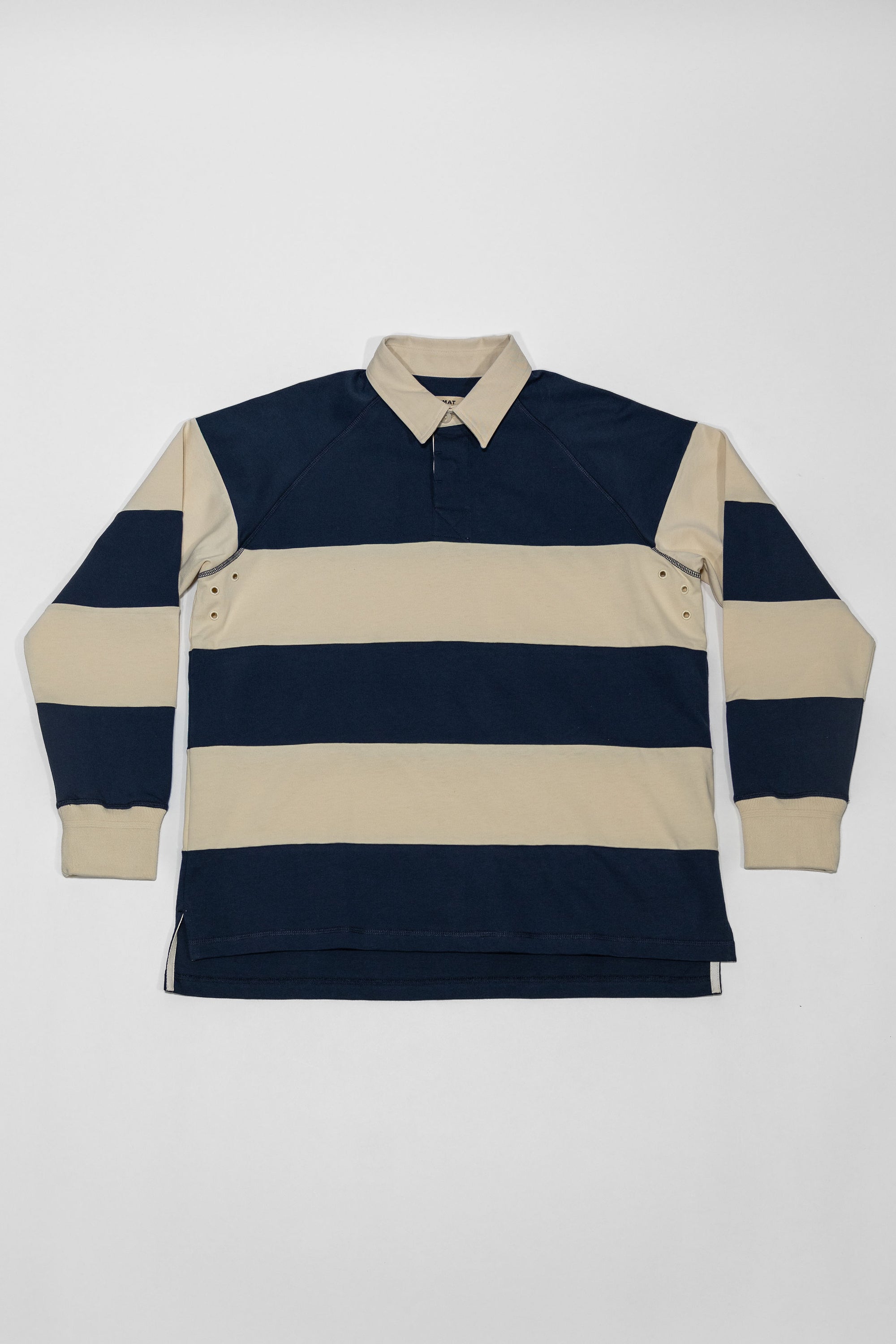 Heimat Textil Raglan Rugby - Ink / Seashell