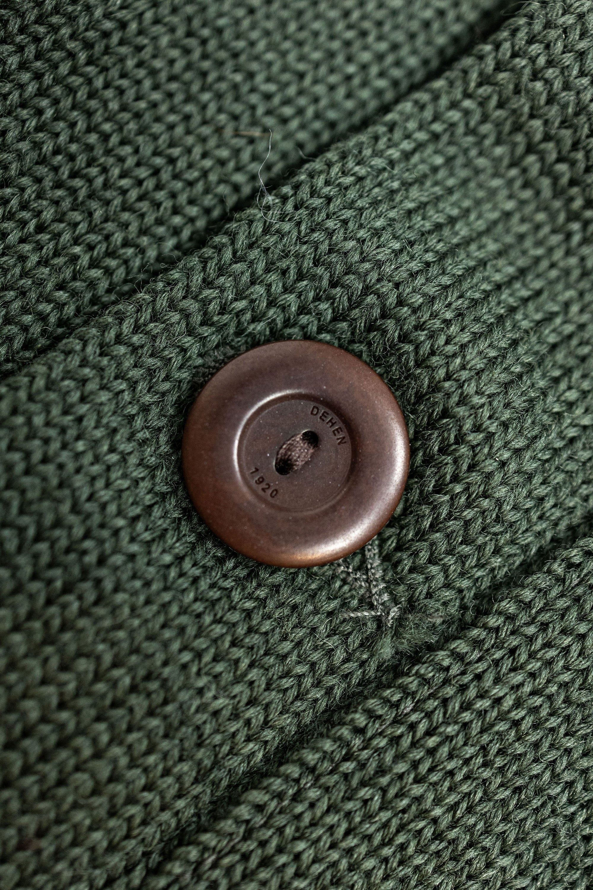 Dehen 1920 Classic Cardigan - Spruce