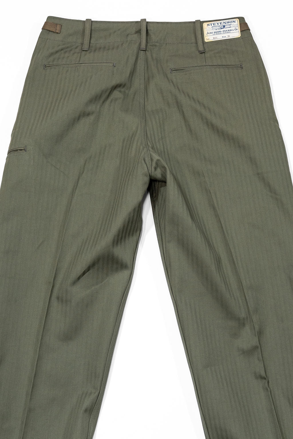 Stevenson Overall Co. Side-Out - Olive Drab Military HBT