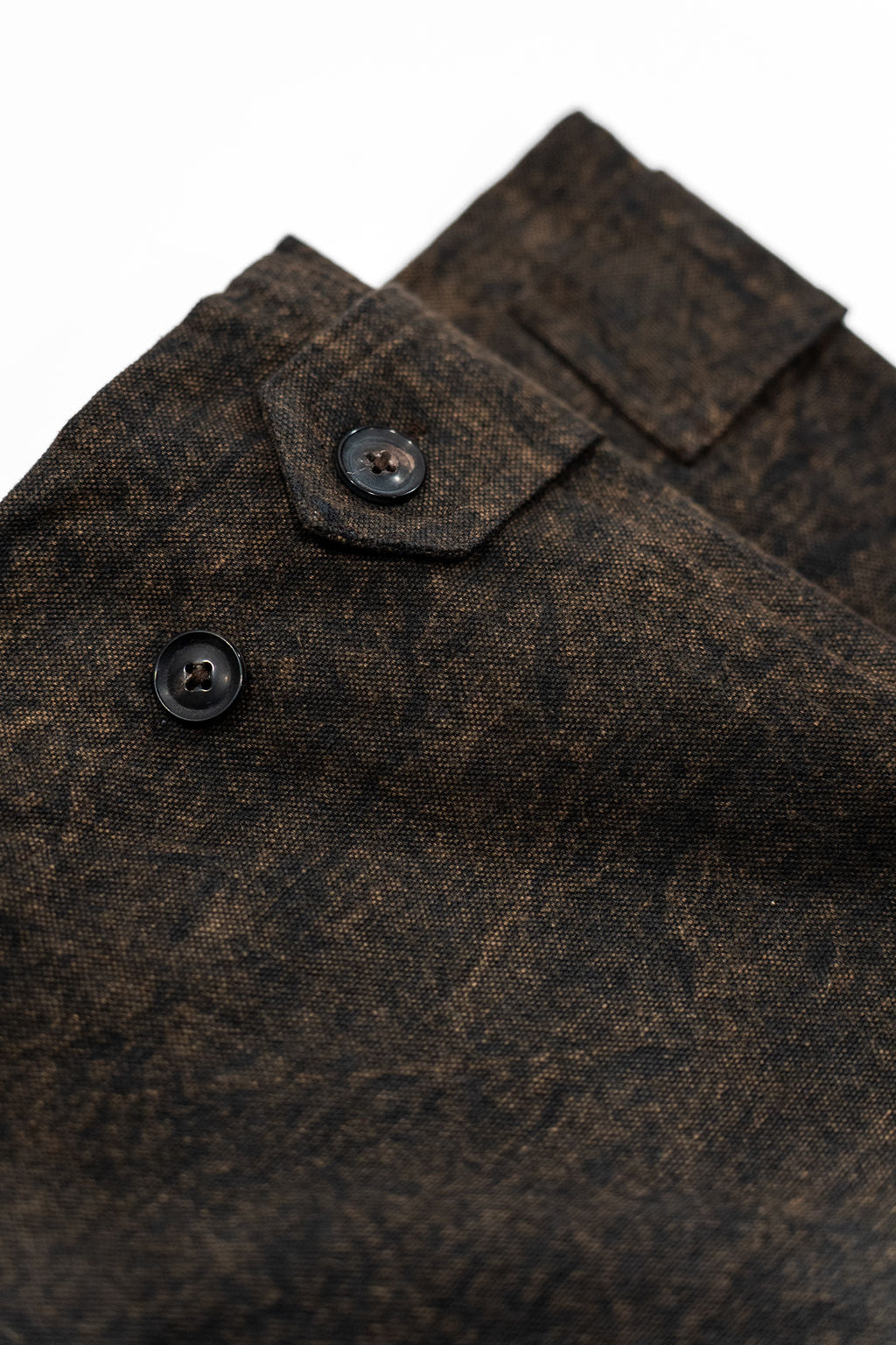 Indi + Ash Raka Pant - Iron Organic Cotton Millwoven Stone Enzyme Canvas