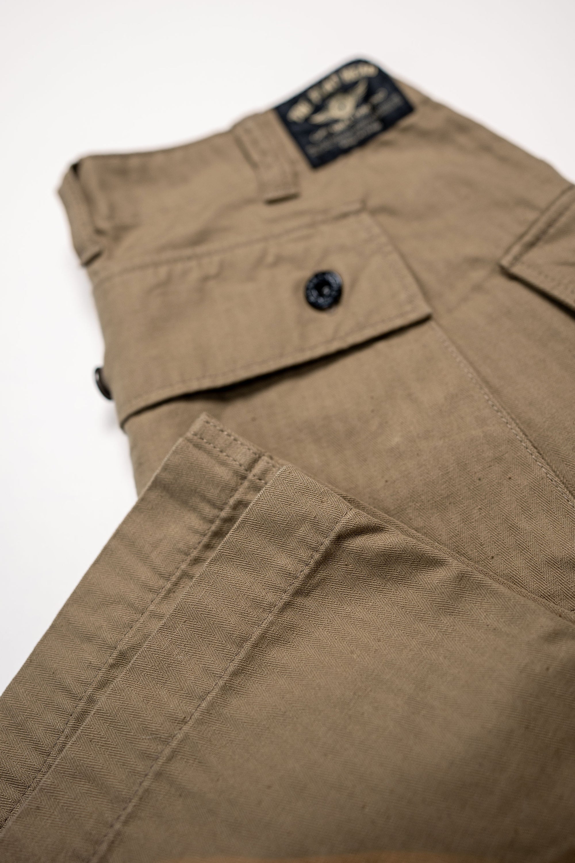 The Flat Head FN-PA-C012 Monkey Pants - Beige