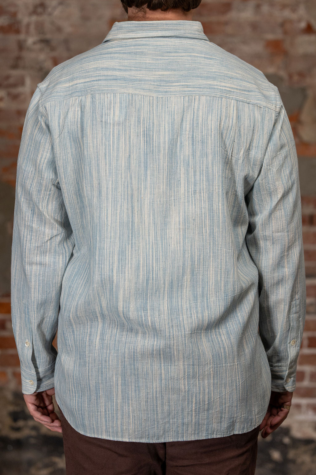 Indi + Ash LS Brook Shirt - Handwoven Kala Cotton Spacedye