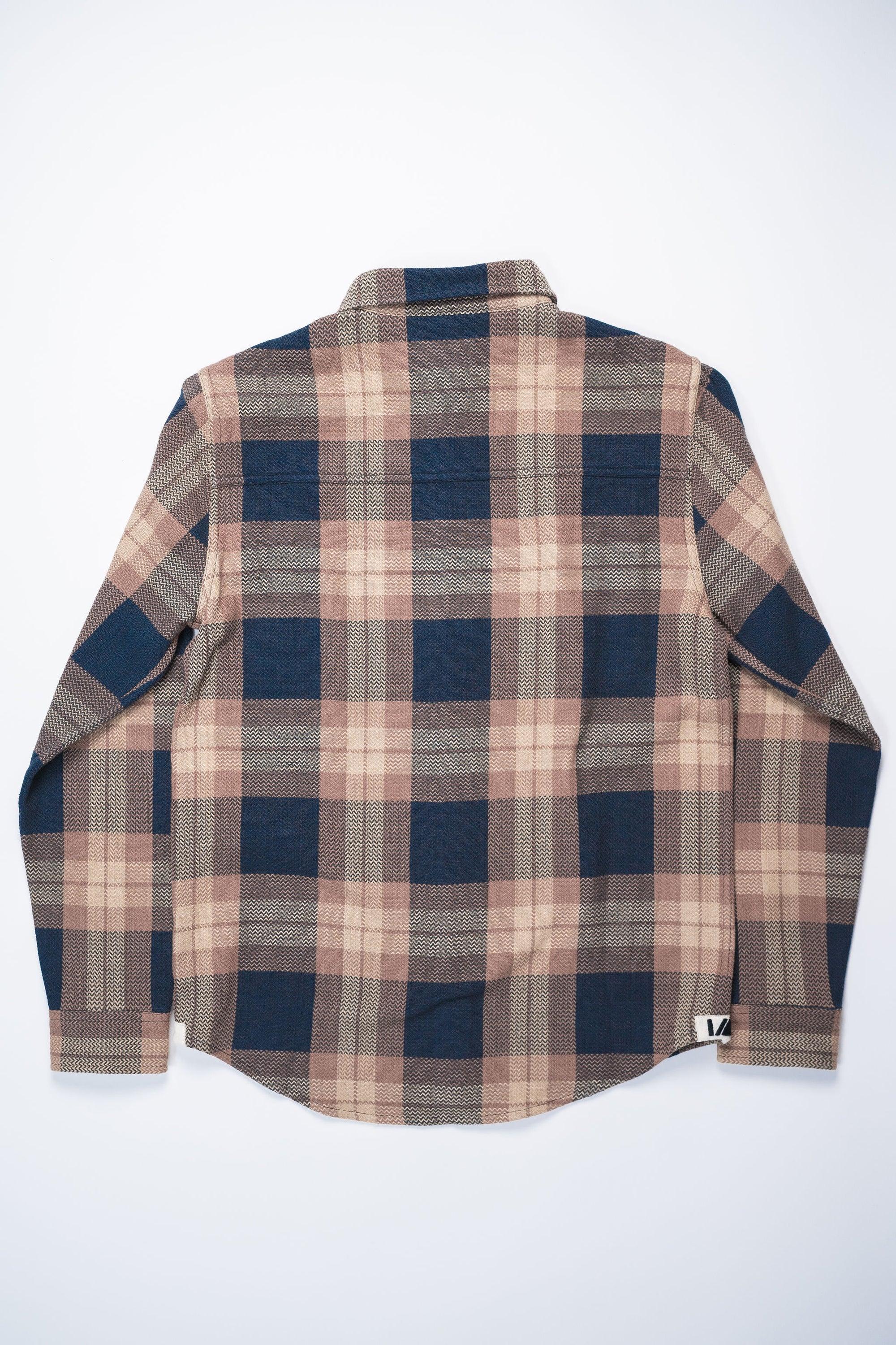 Indi + Ash Ames Workshirt - Iron/Catechu Handwoven Plaid