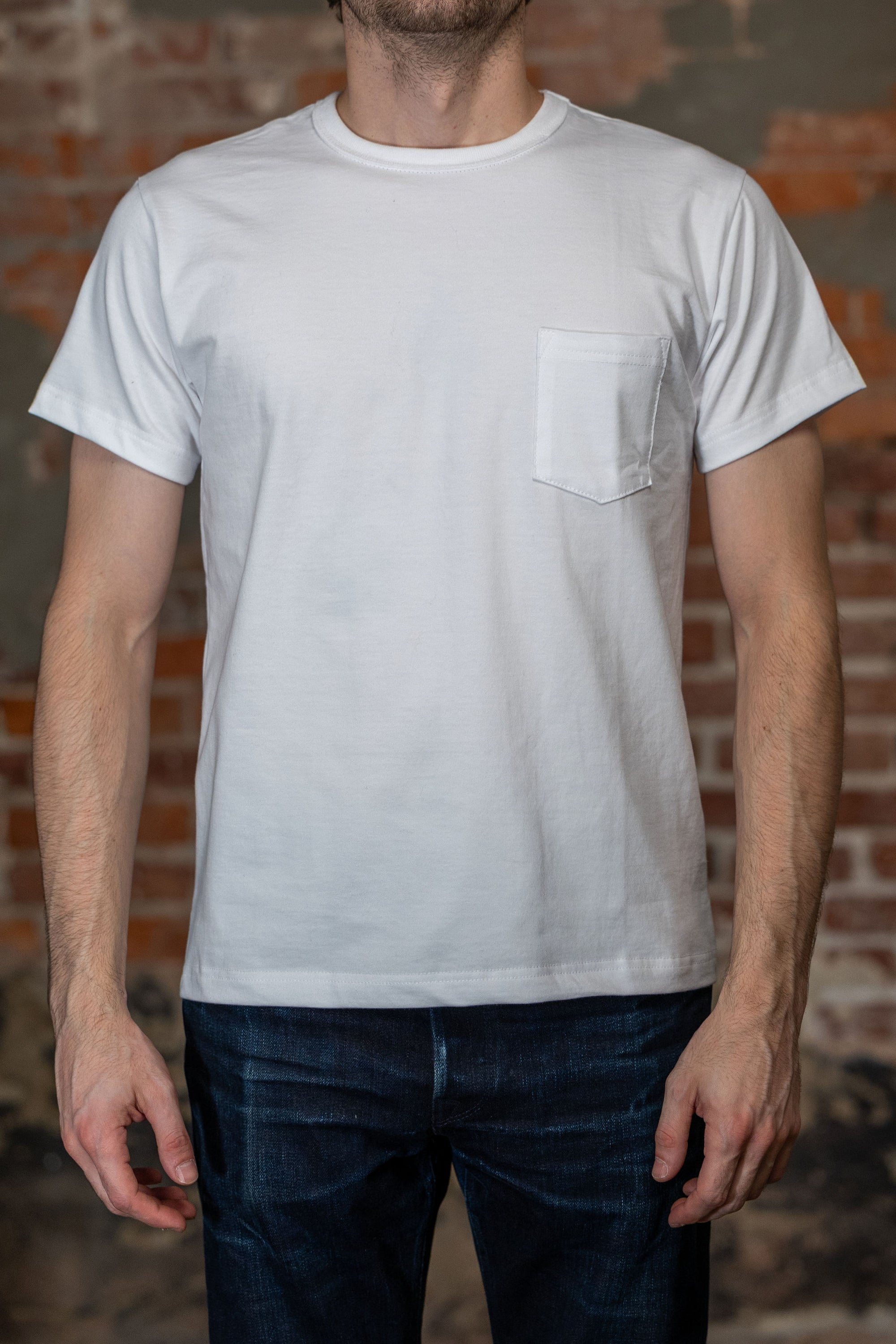3sixteen Heavyweight Pocket T-Shirt - White  (2-pack)