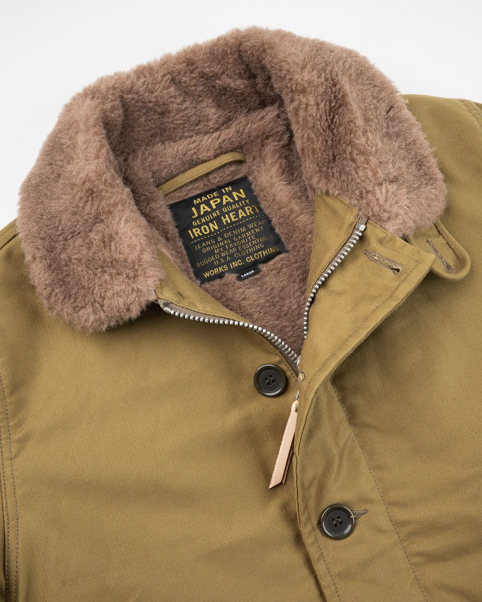 Iron Heart IHM-35-KHA Whipcord N1 Deck Jacket - Khaki