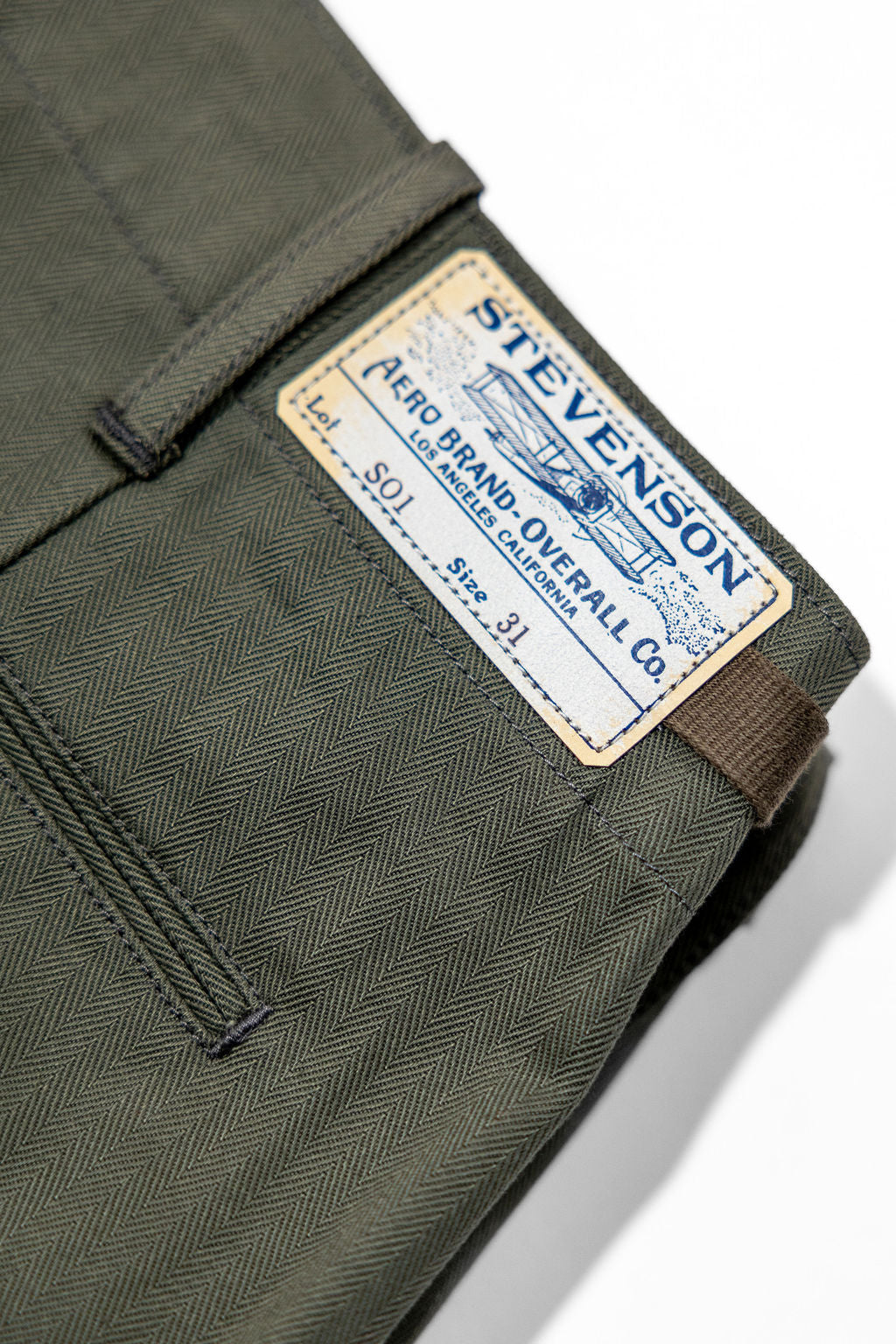 Stevenson Overall Co. Side-Out - Olive Drab Military HBT
