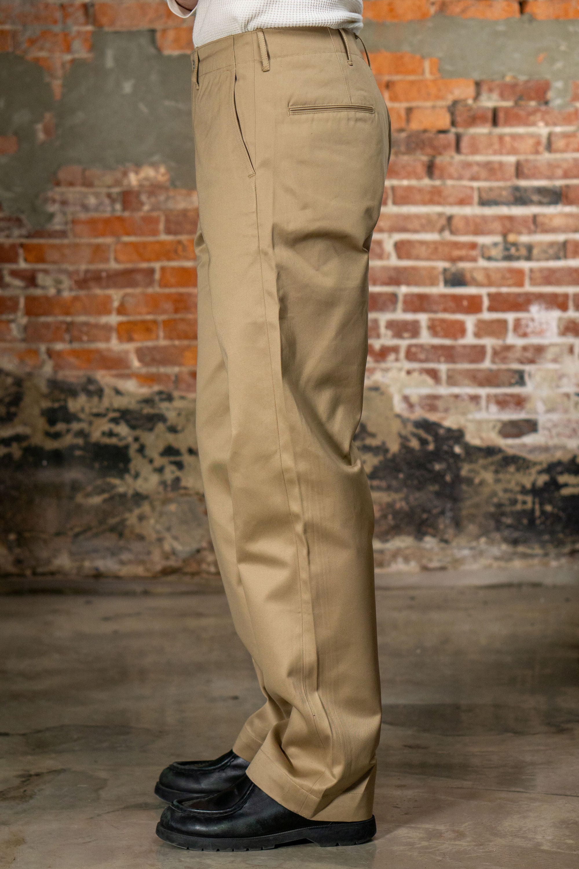 Buzz Rickson's M43035 Early Military Chinos 1945 Model (One Wash) - Beige