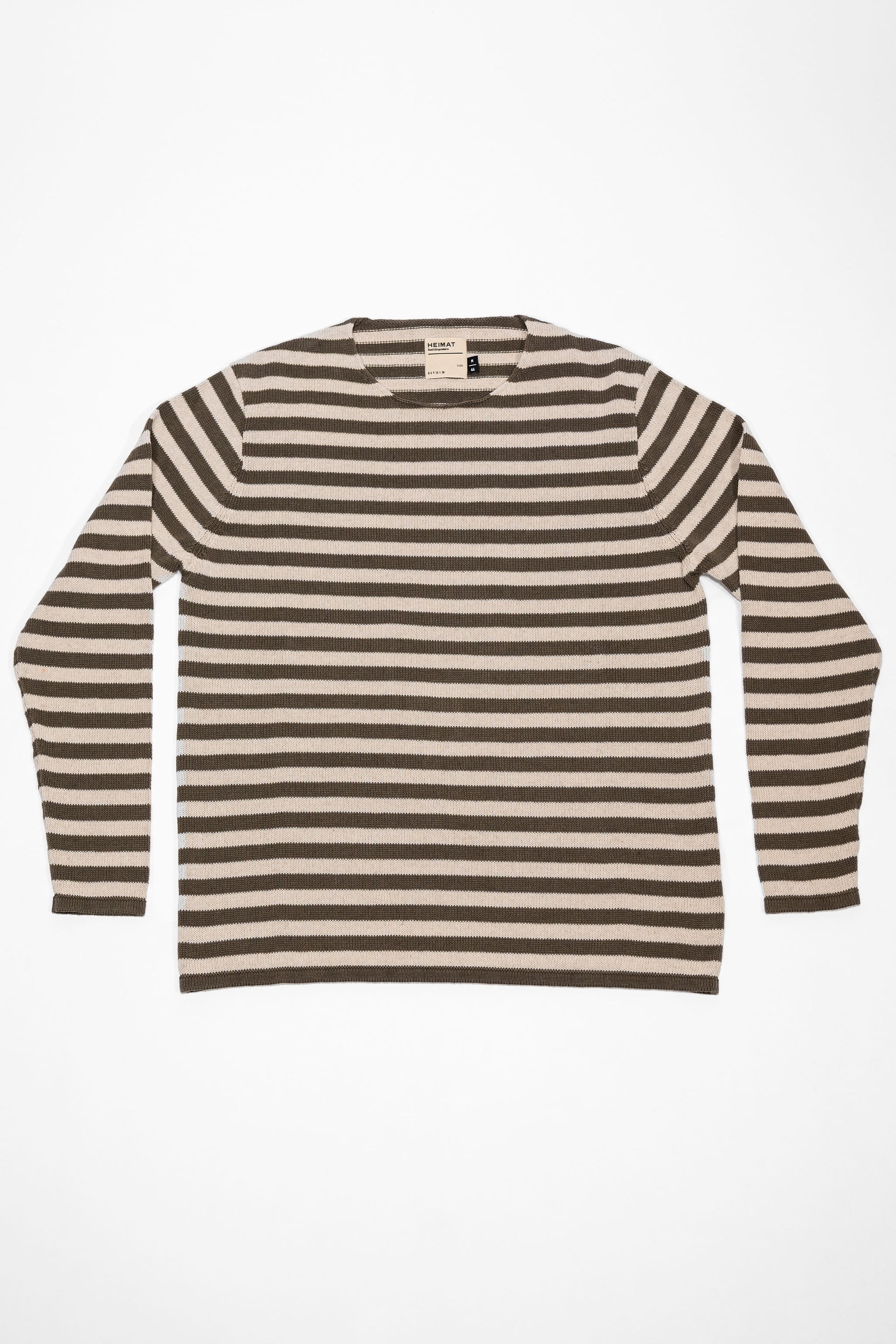 Heimat Textil Jailhouse Harbor Sweater - Military Green/Seashell