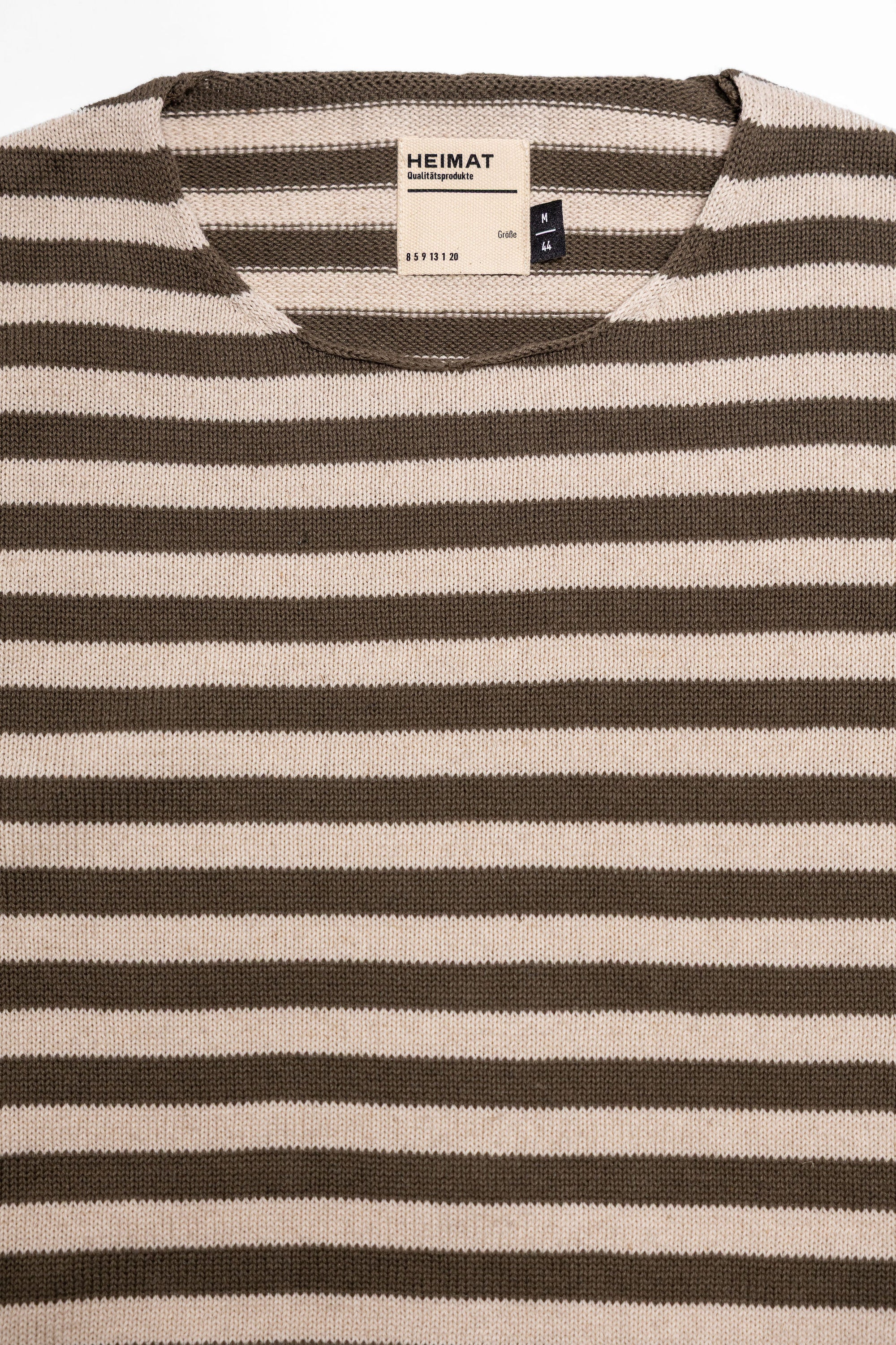 Heimat Textil Jailhouse Harbor Sweater - Military Green/Seashell