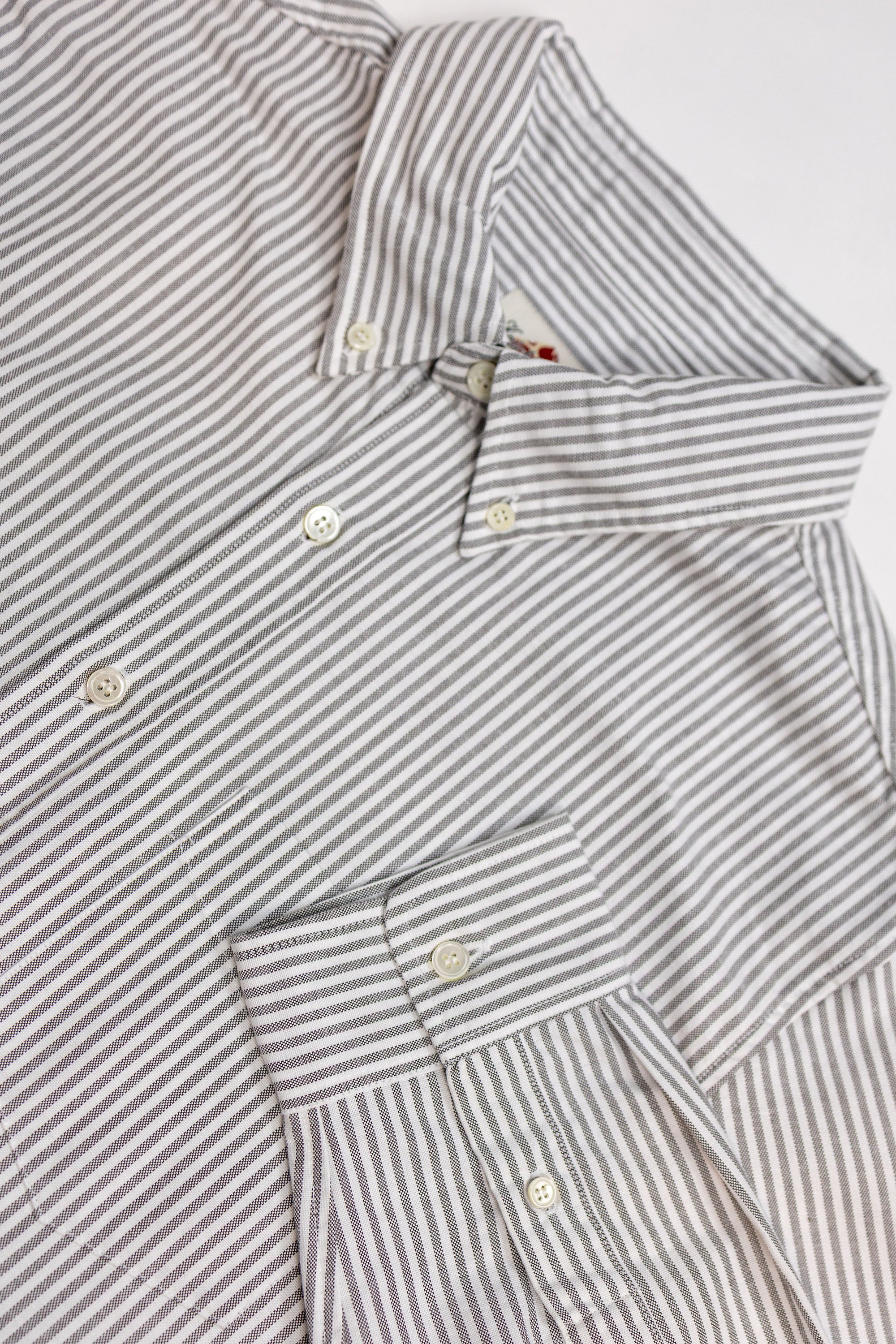 Knickerbocker "Beefy" Cotton Oxford - Brown Stripe