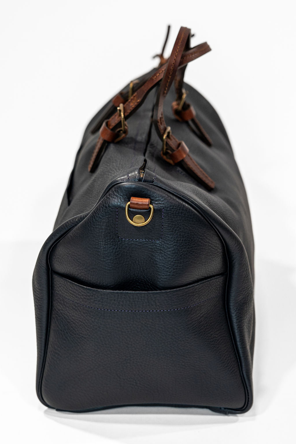Bleu de Chauffe Hobo Travel Bag - Navy Blue