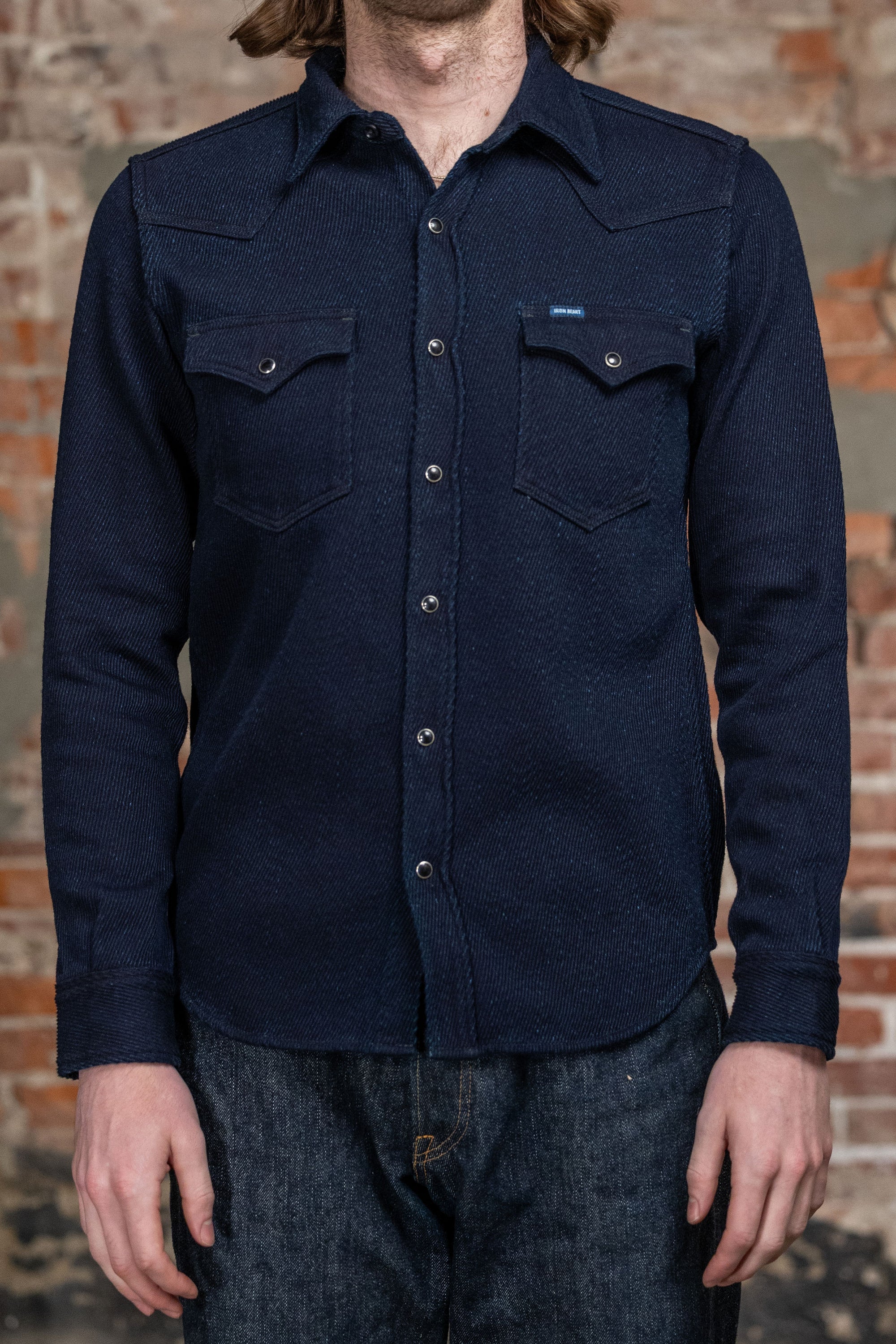 Iron Heart IHSH-208 Kersey Western - Indigo