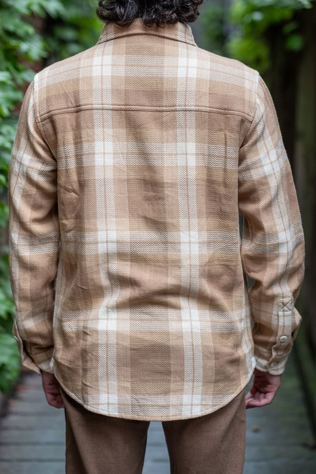 Indi + Ash Ames Workshirt - Desert Acacia Handwoven Plaid