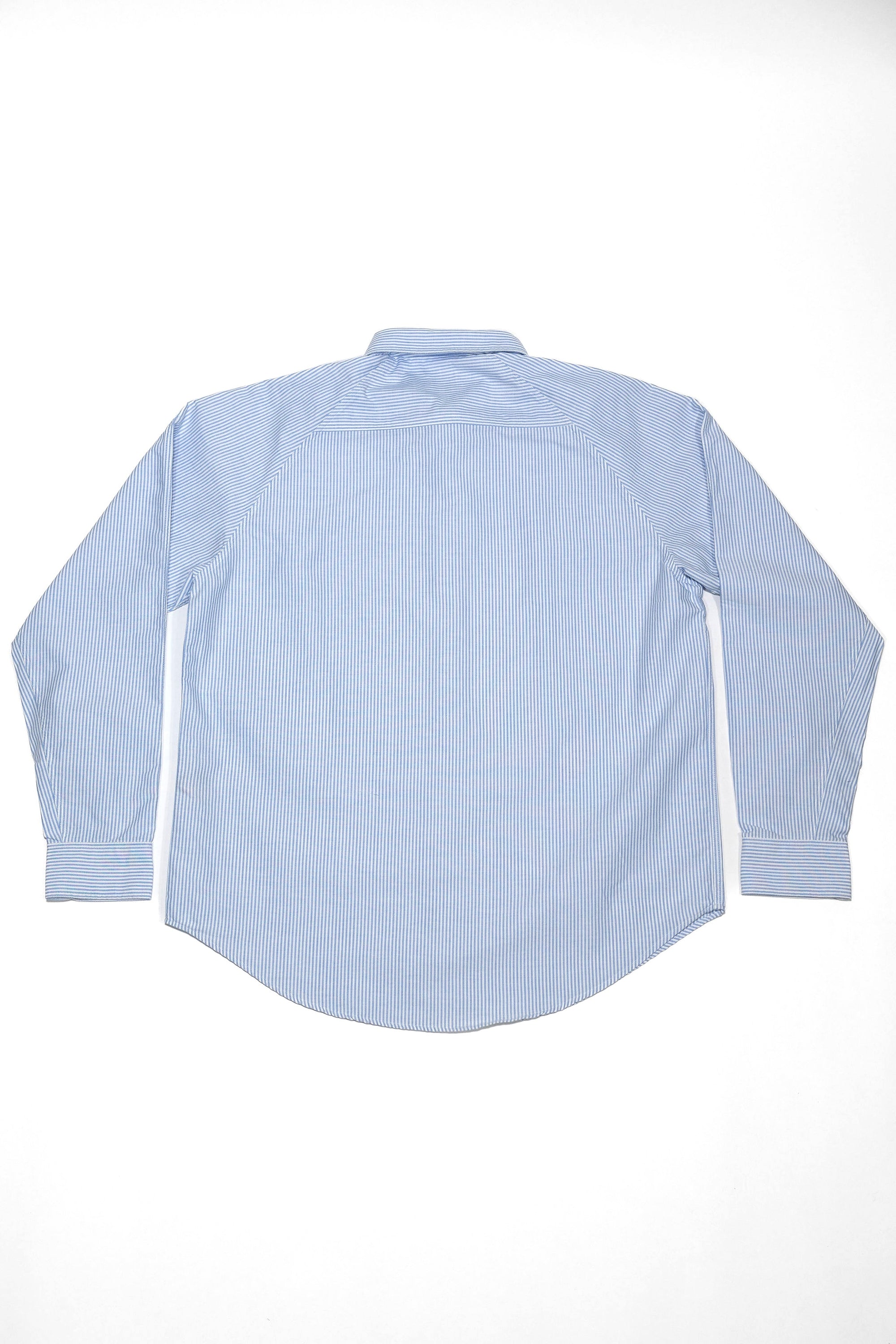 Heimat Textil Artist Shirt - Trail Blue / Seashell Bengal Stripe