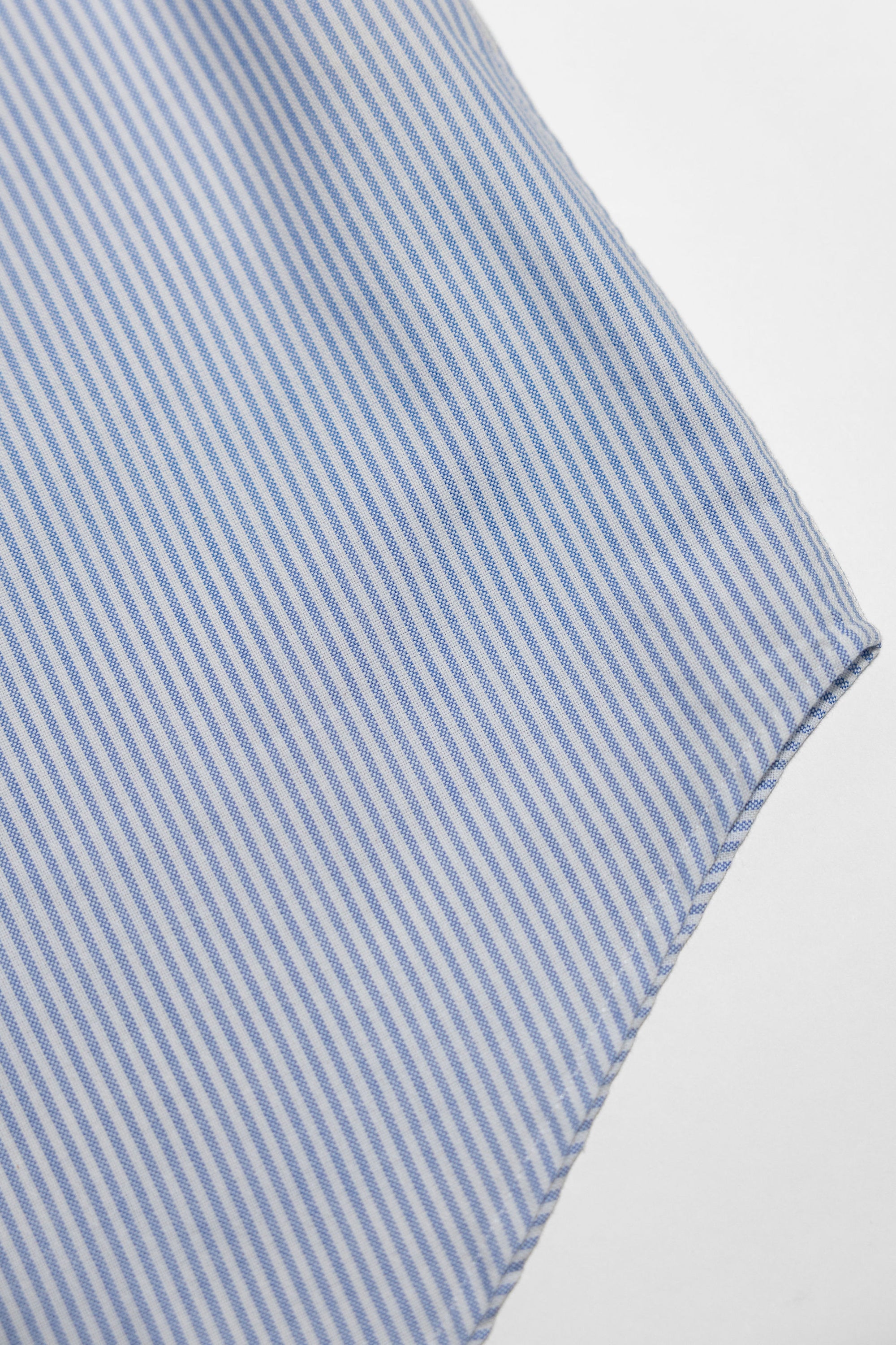 Heimat Textil Artist Shirt - Trail Blue / Seashell Bengal Stripe
