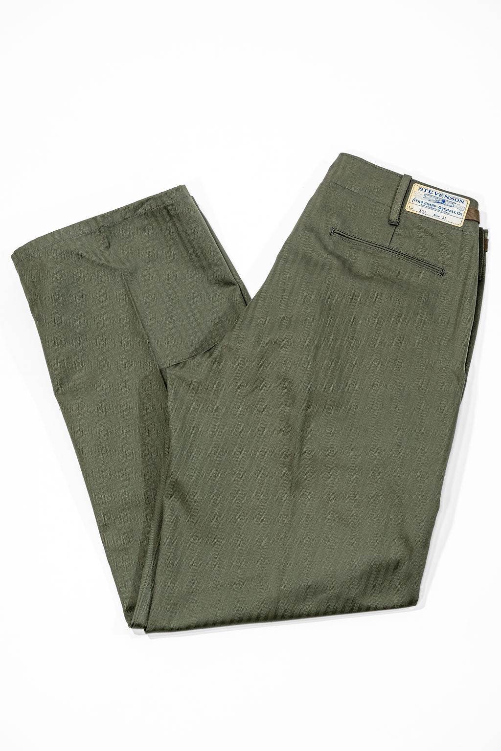 Stevenson Overall Co. Side-Out - Olive Drab Military HBT