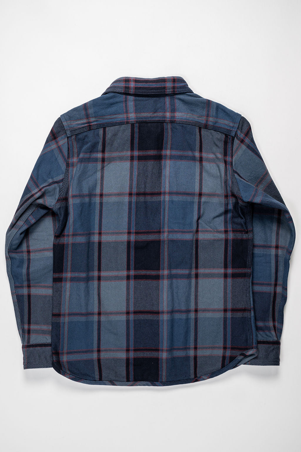 UES 502451 Extra Heavy Flannel Shirt - Blue