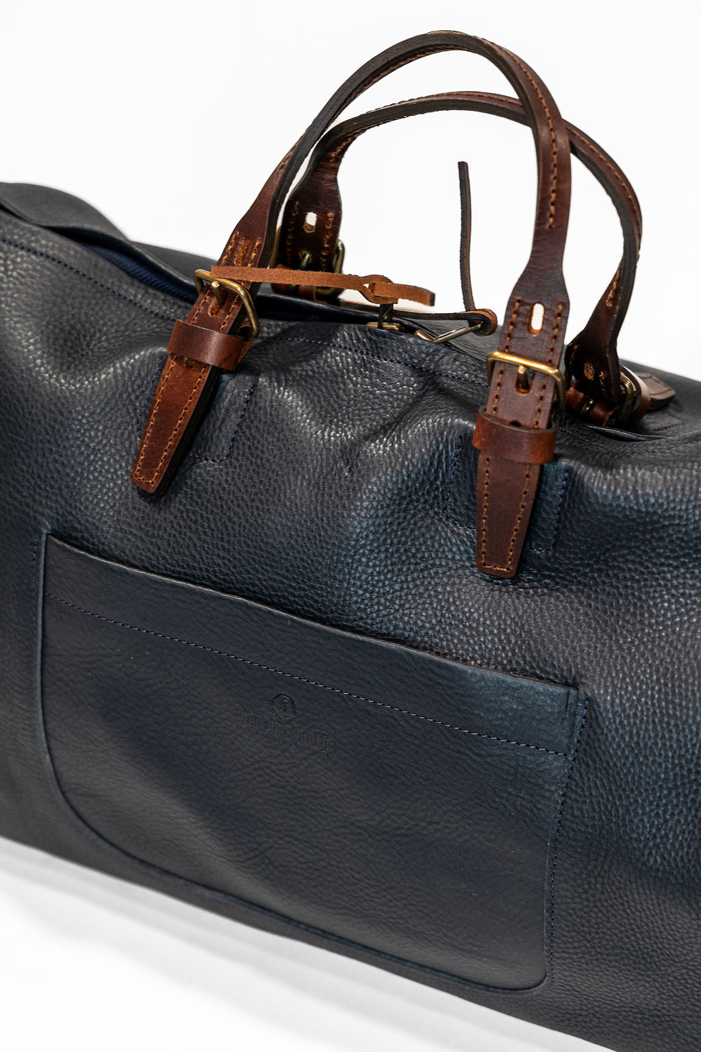 Bleu de Chauffe Hobo Travel Bag - Navy Blue