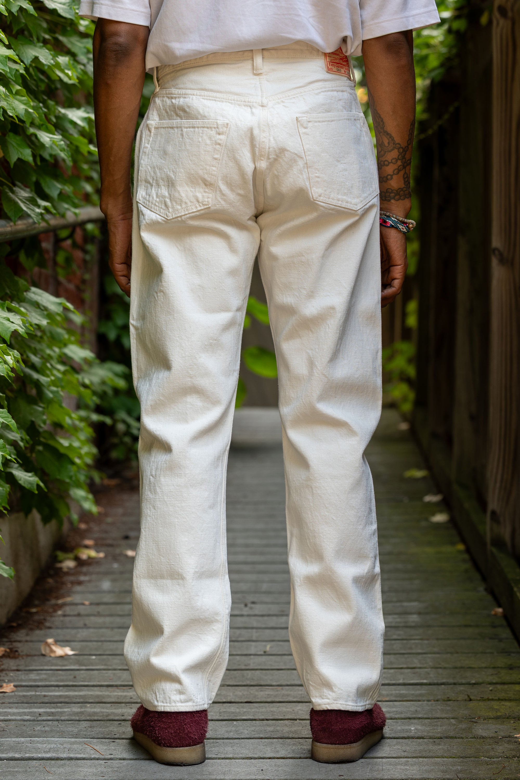 Sugar Cane 1947 Straight Leg - 13oz White Denim