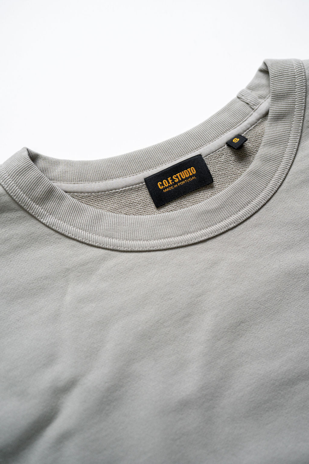C.O.F. Studio Sweatshirt - Unbrushed Terry Cement