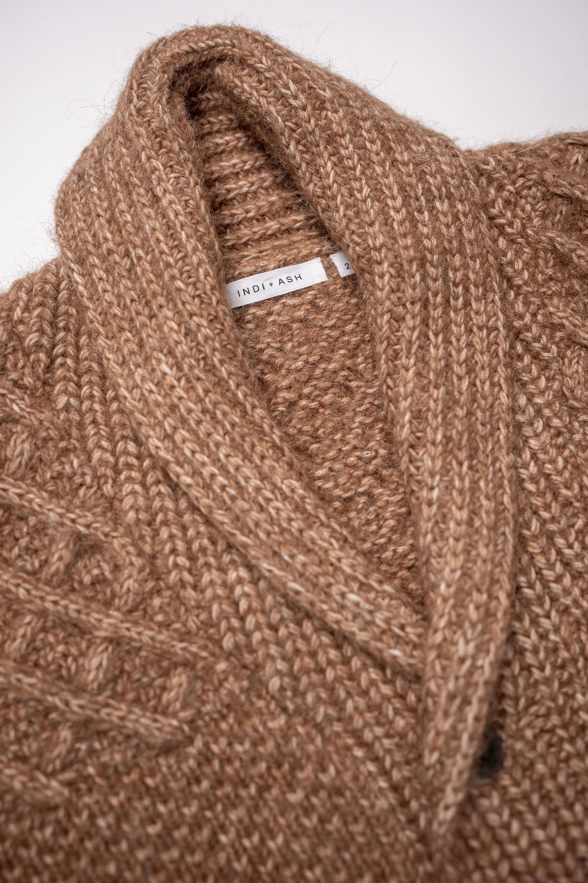 Indi + Ash Andes Cardigan - Camel