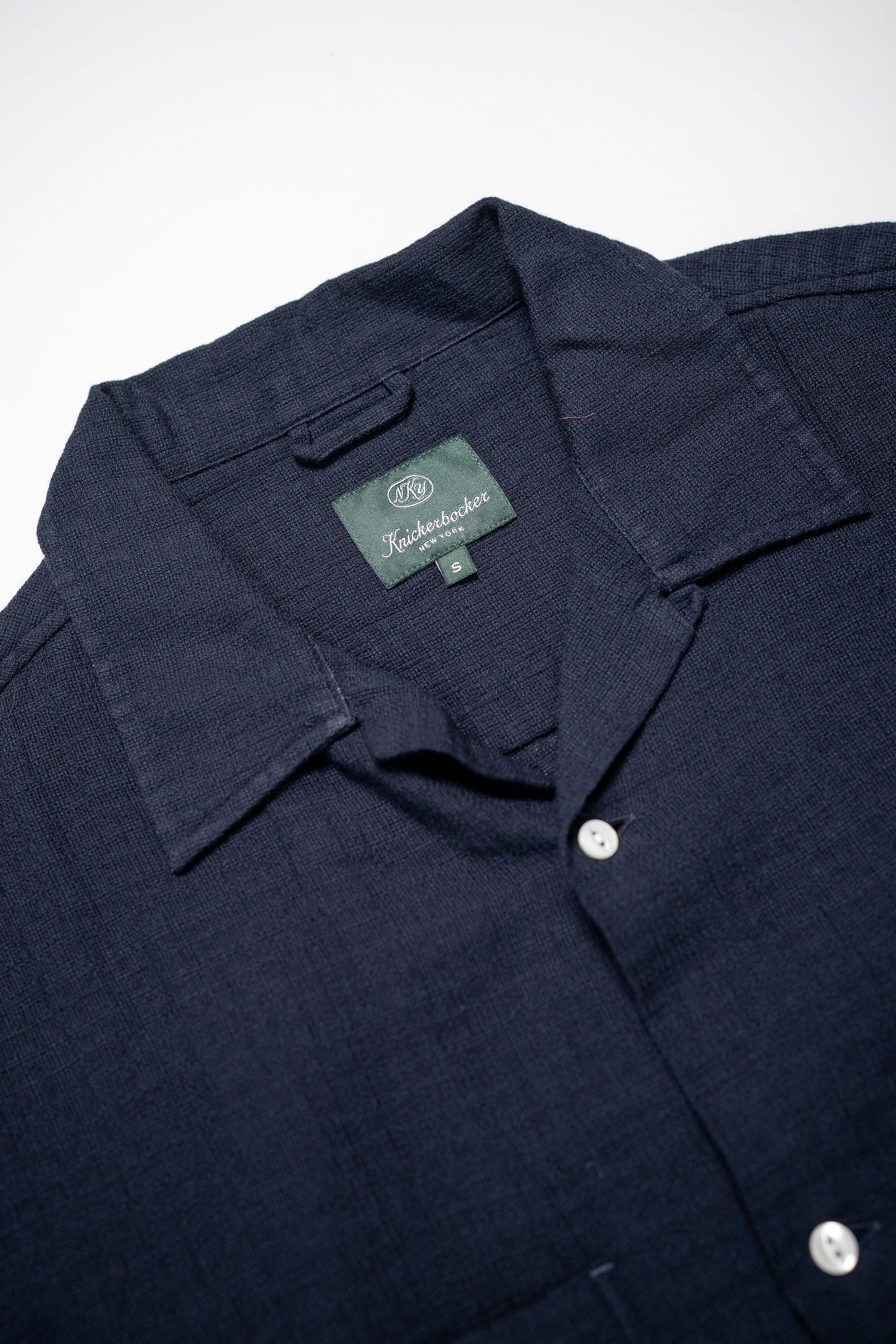 Knickerbocker Oliveira Breeze Weave Shirt - Dark Navy