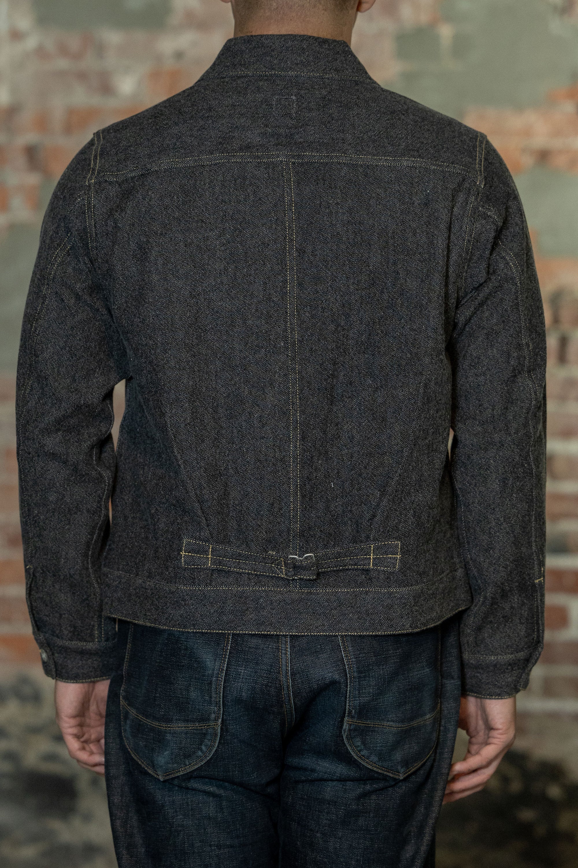 Seuvas C/W Denim Trucker Jacket - Black