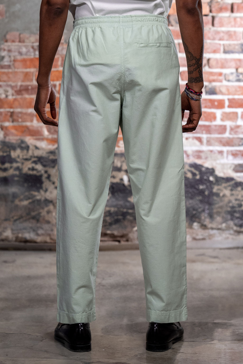 Hansen Garments Jack Casual Drawstring Pants - La Digue on model from the back