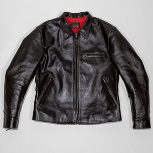 The Flat Head FN-LJ-HS004 Horsehide Quilting Single Riders Jacket - Front