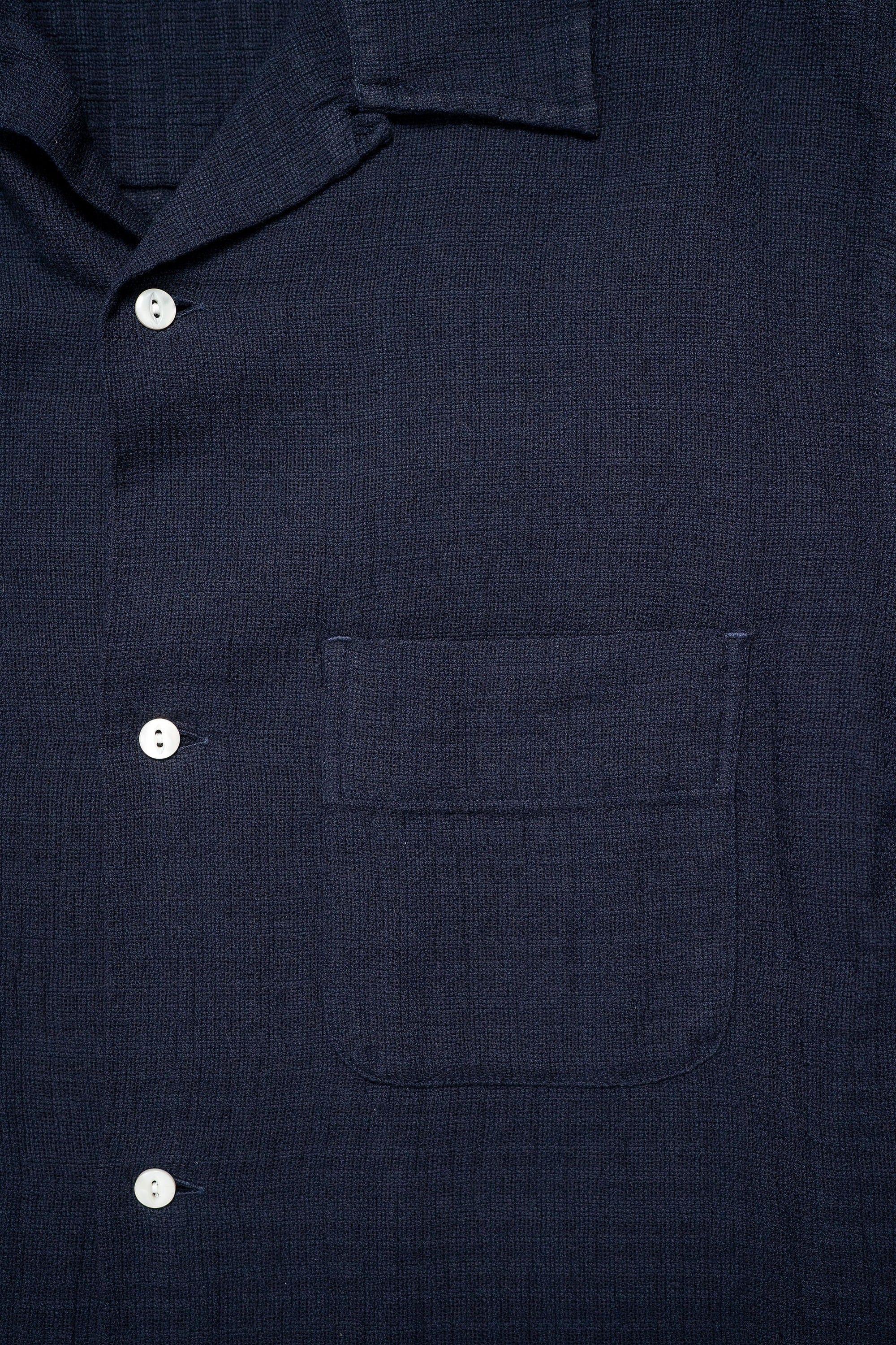 Knickerbocker Oliveira Breeze Weave Shirt - Dark Navy