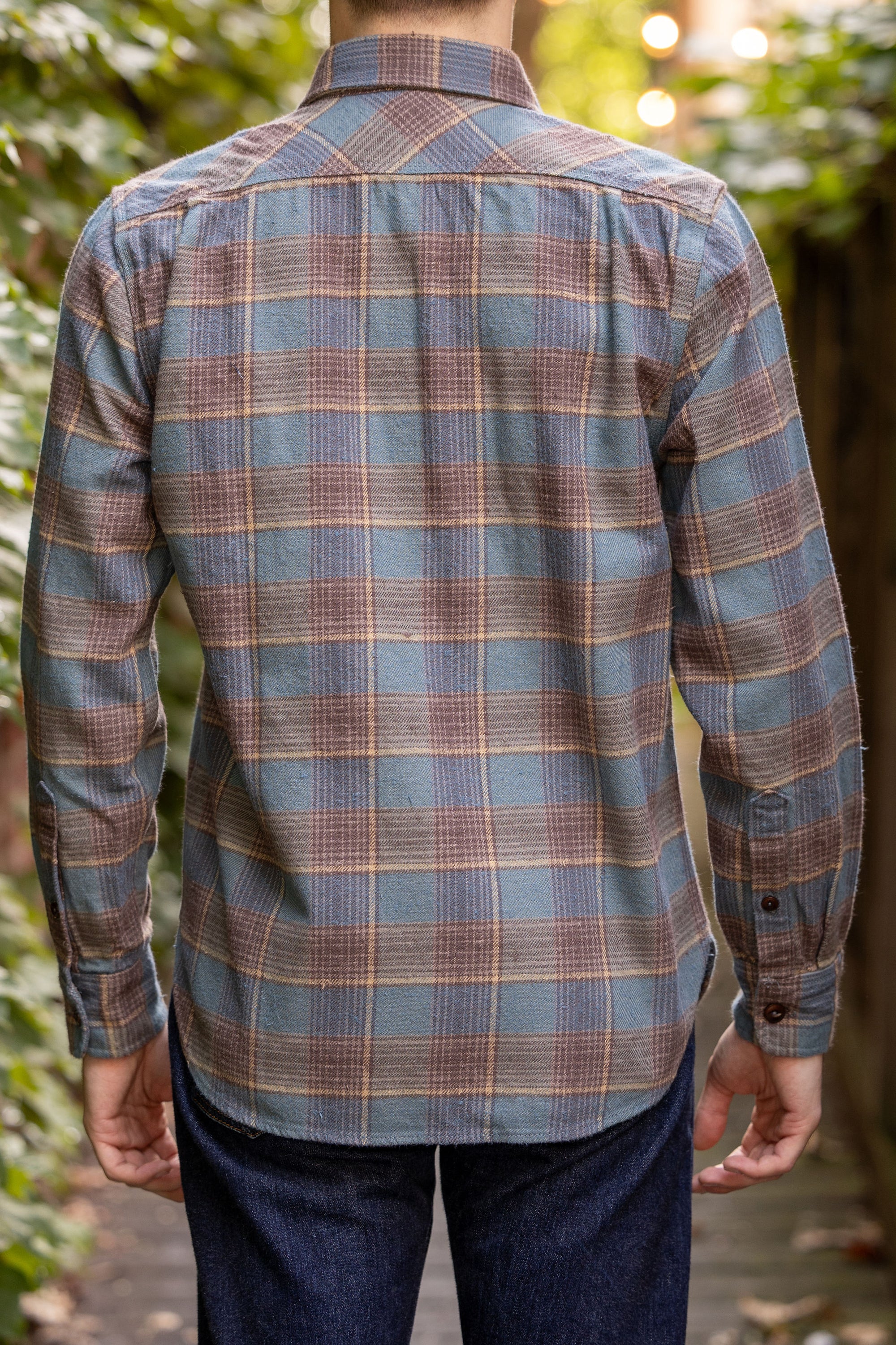 Freenote Cloth Jepson - Dusty Blue Plaid