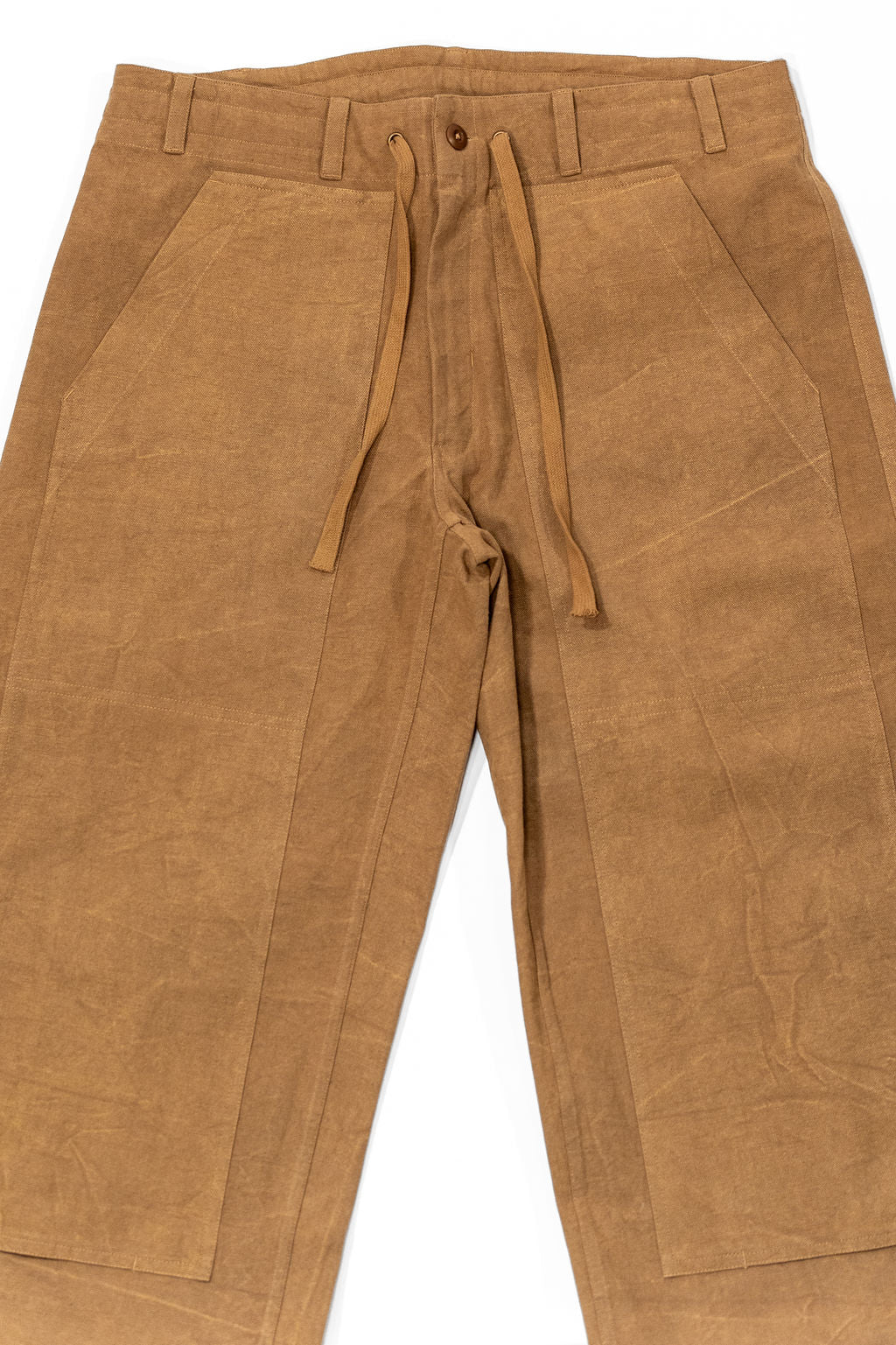Indi + Ash Raka Pant - Coyote Organic Cotton Millwoven Stone Enzyme Canvas