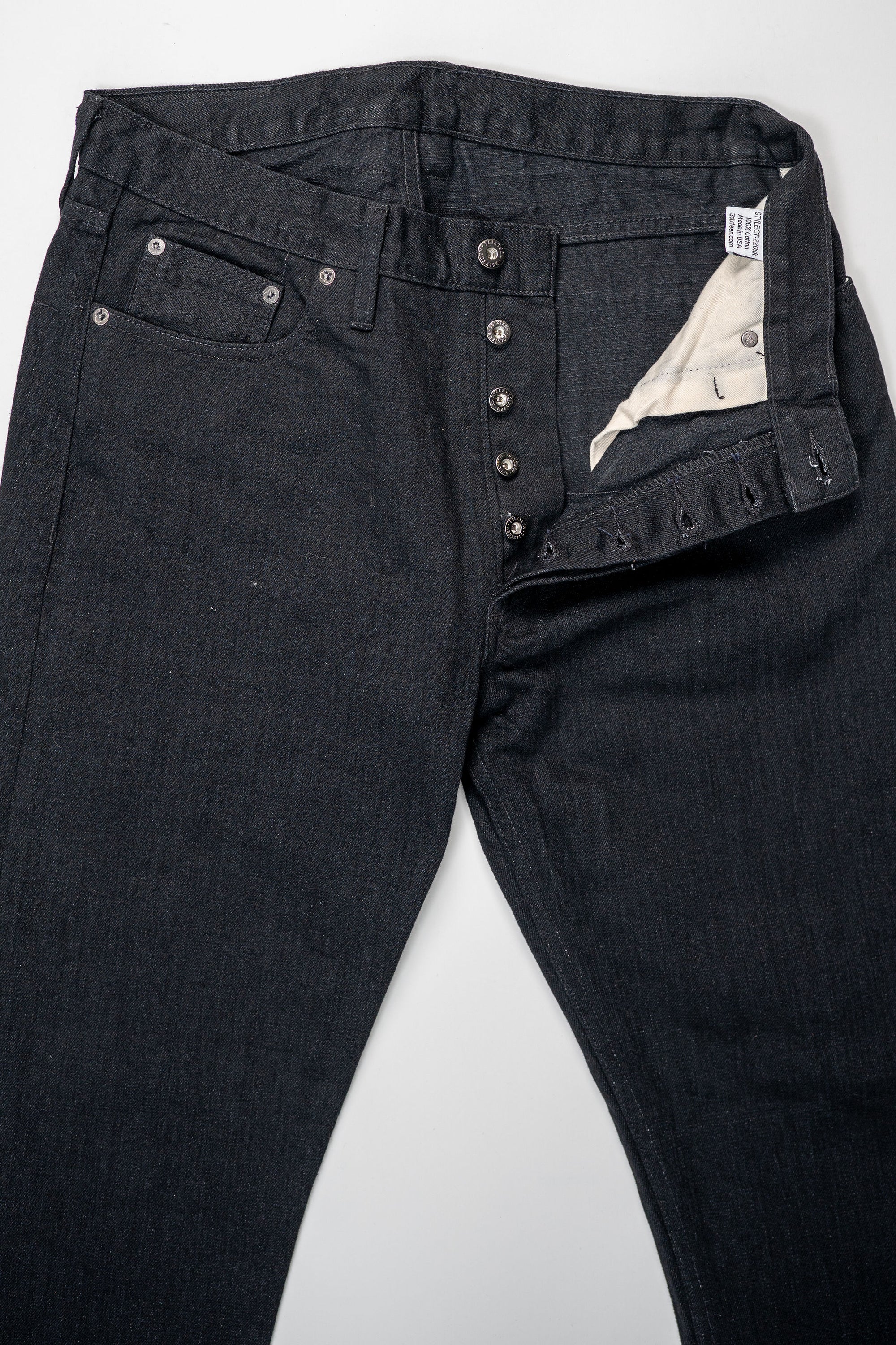 3sixteen CT-220xk - Classic Tapered Rinsed Black Kibata