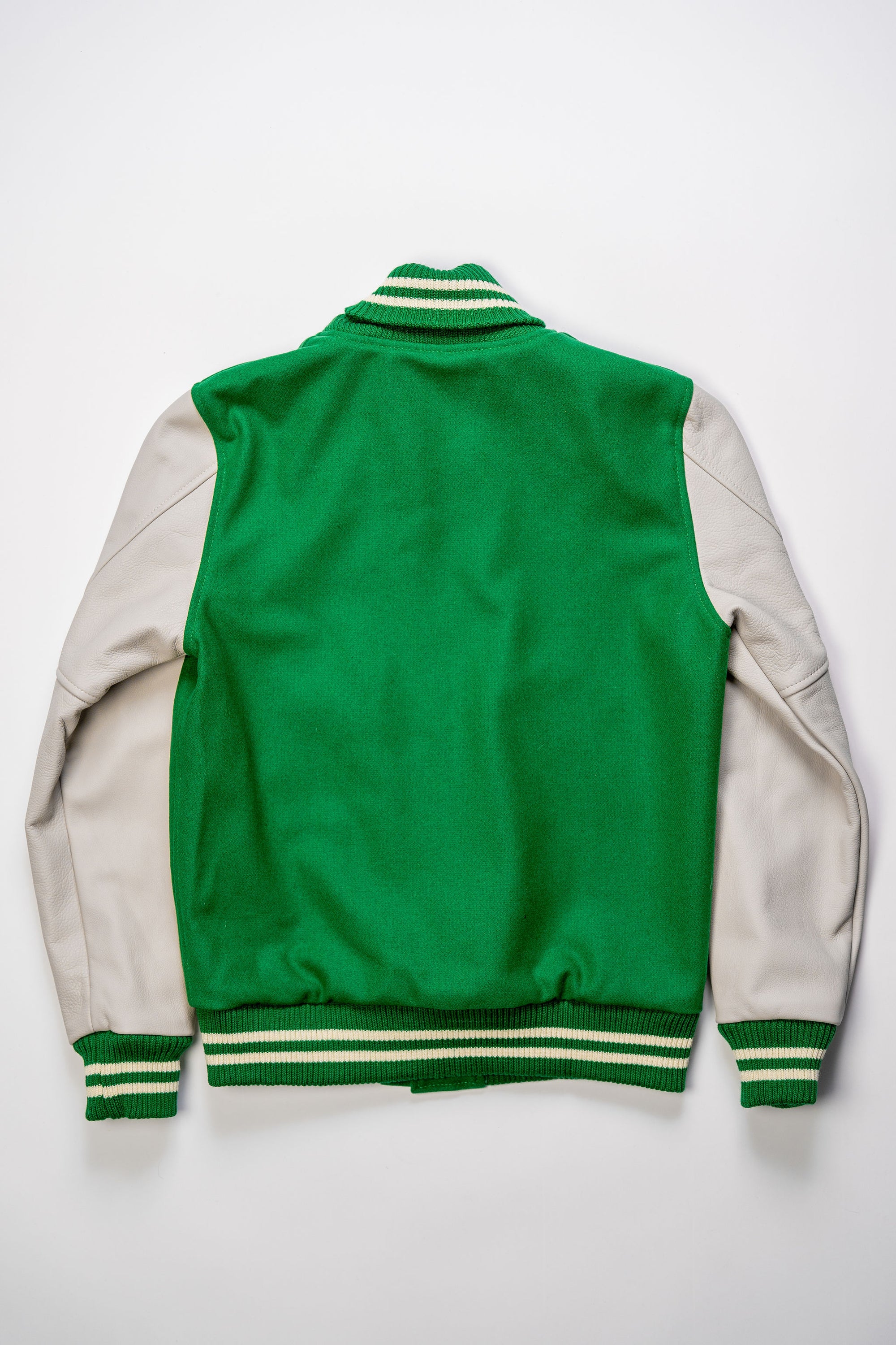 Dehen 1920 Varsity Jacket - Kelly/Milk