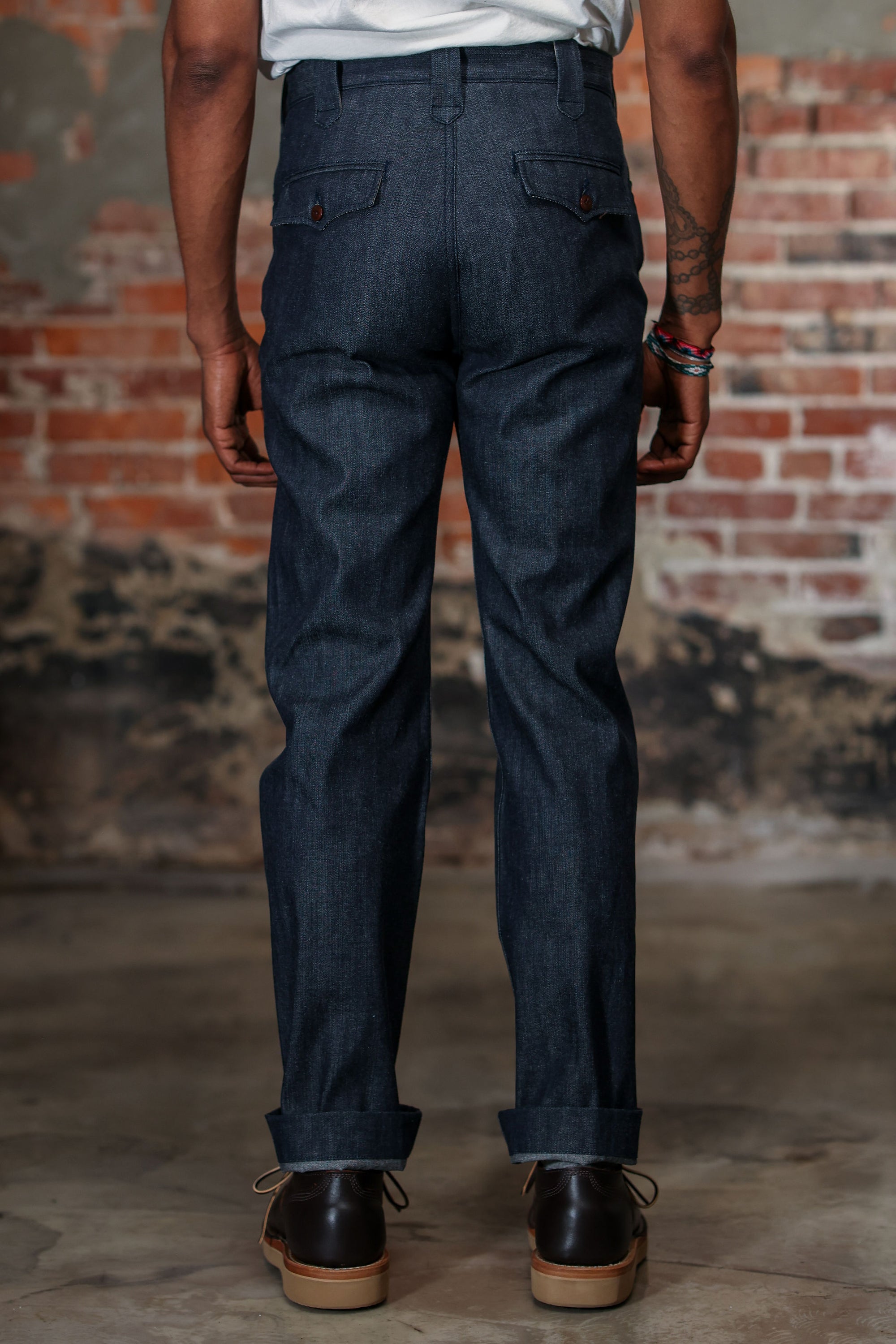 Freenote Cloth Duster Pant - 11oz 1900s Denim - Franklin & Poe Freenote Cloth Duster Pant - 11oz 1900s Denim - Franklin & Poe