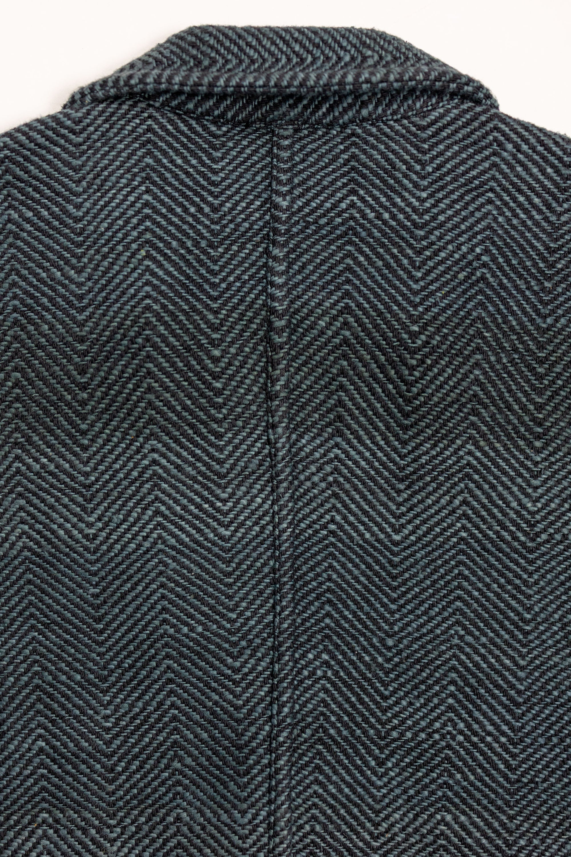 Indi + Ash Study Jacket - Midnight Teal/Iron Black Handspun Herringbone