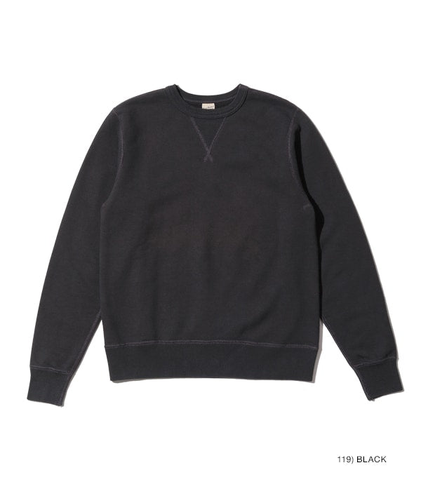 Buzz Rickson's BR65622 Set-in Crew Neck Sweatshirt - Black