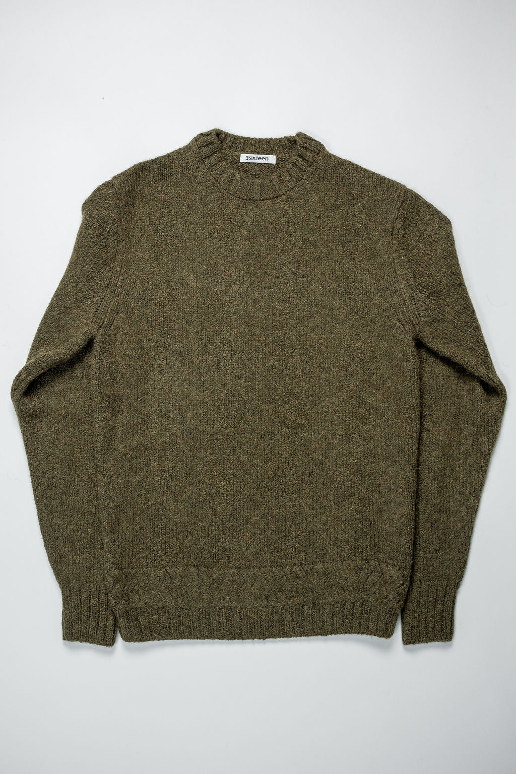 3sixteen Alpaca Crewneck - Forest