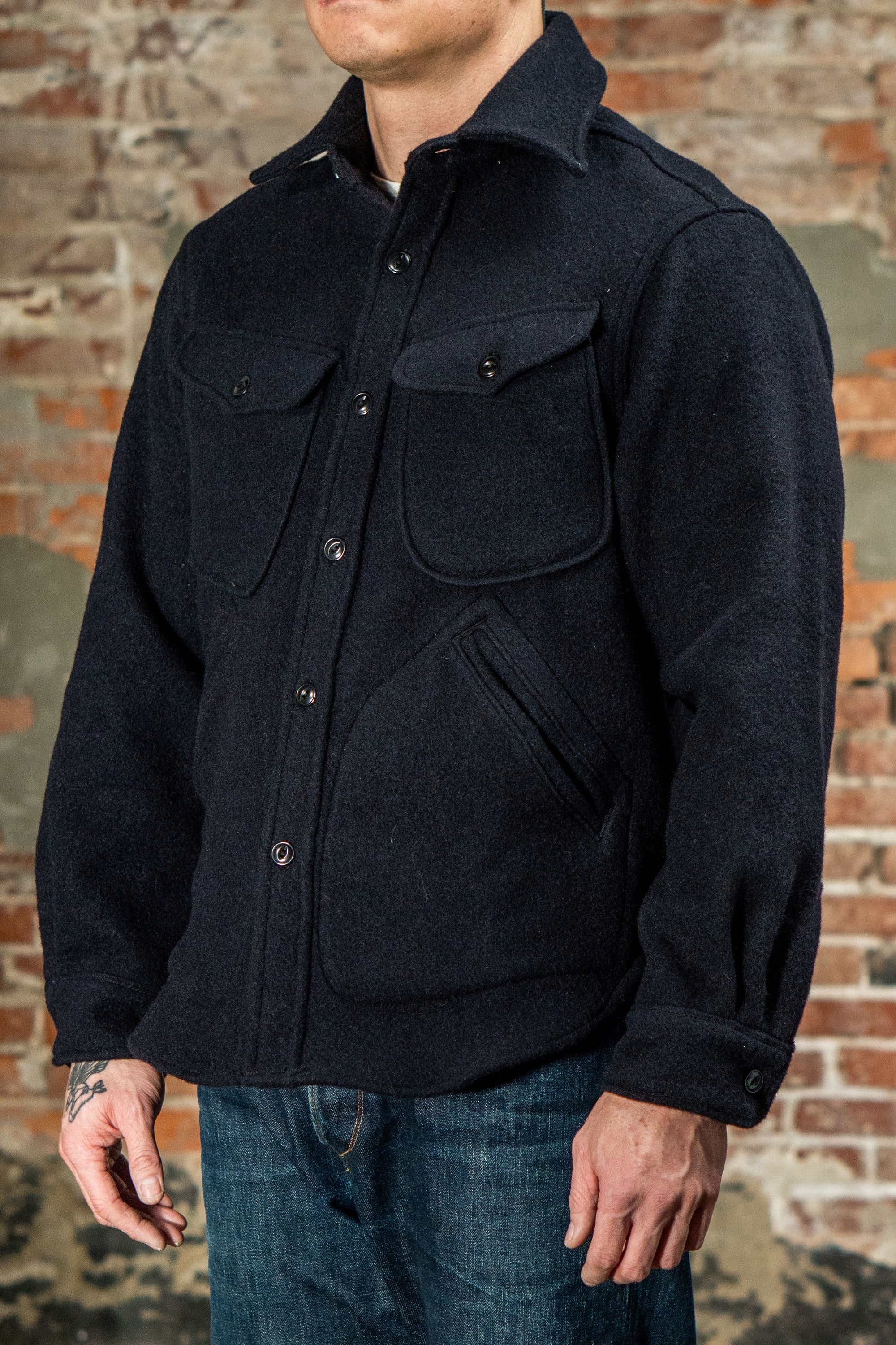 Freenote Cloth Mendon - Navy Wool