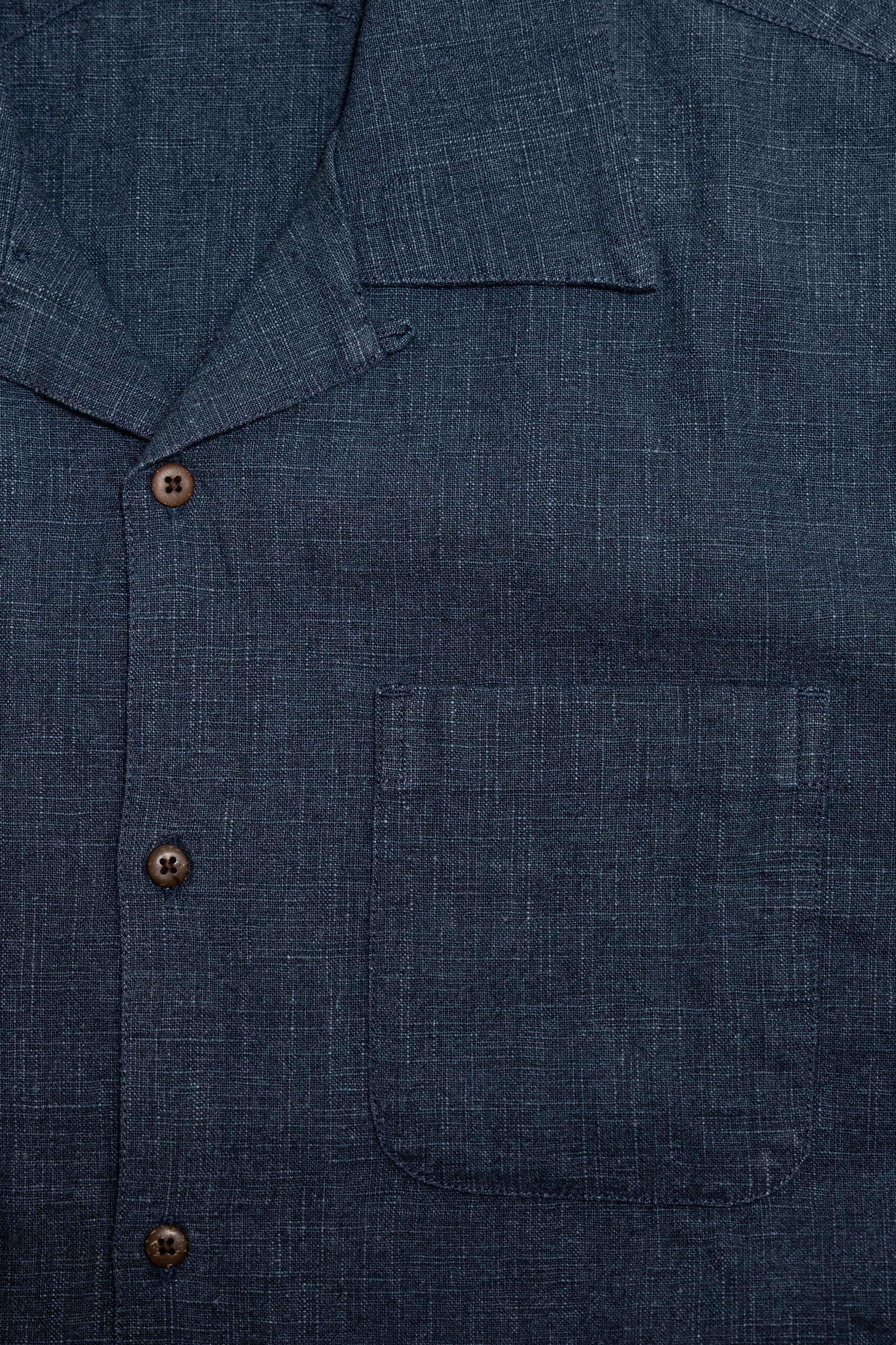 3sixteen Vacation Shirt Linen - Blue